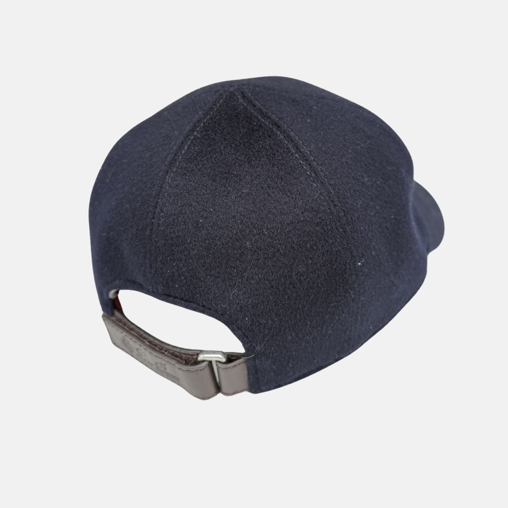 Navy Blue Wool Cap (S)