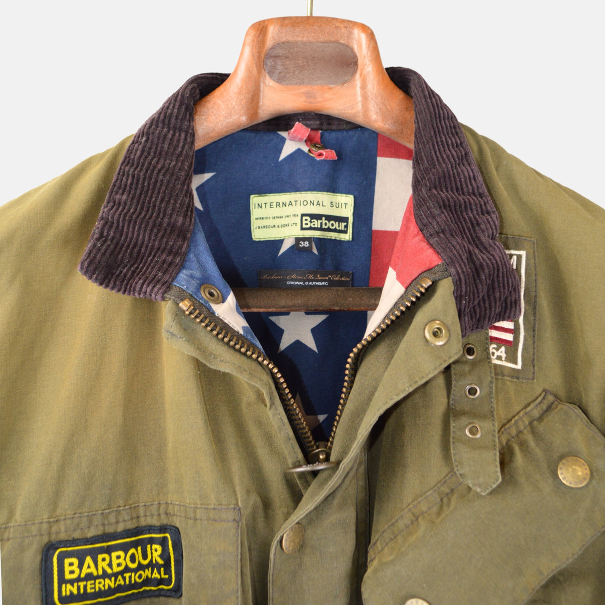 Military Parker made of 100% Waxed Cotton (EU 48)
