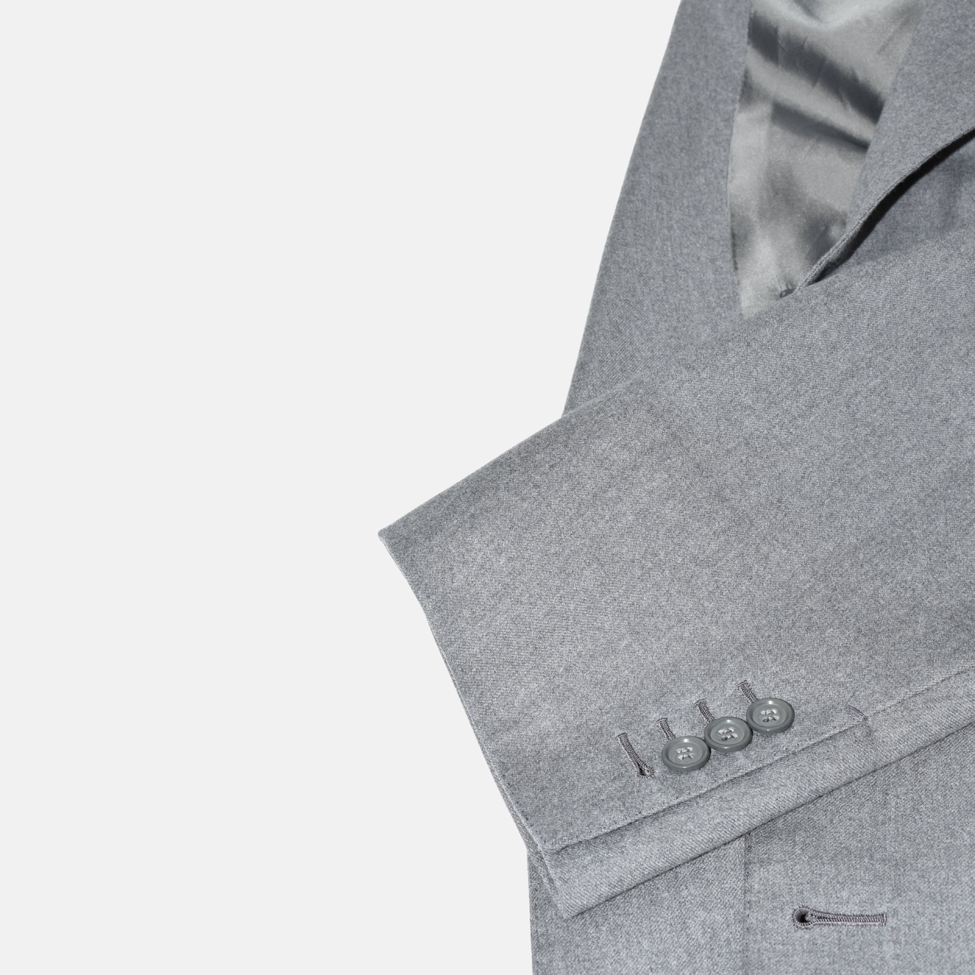 Gray Suit made of Wool (EU 52L)