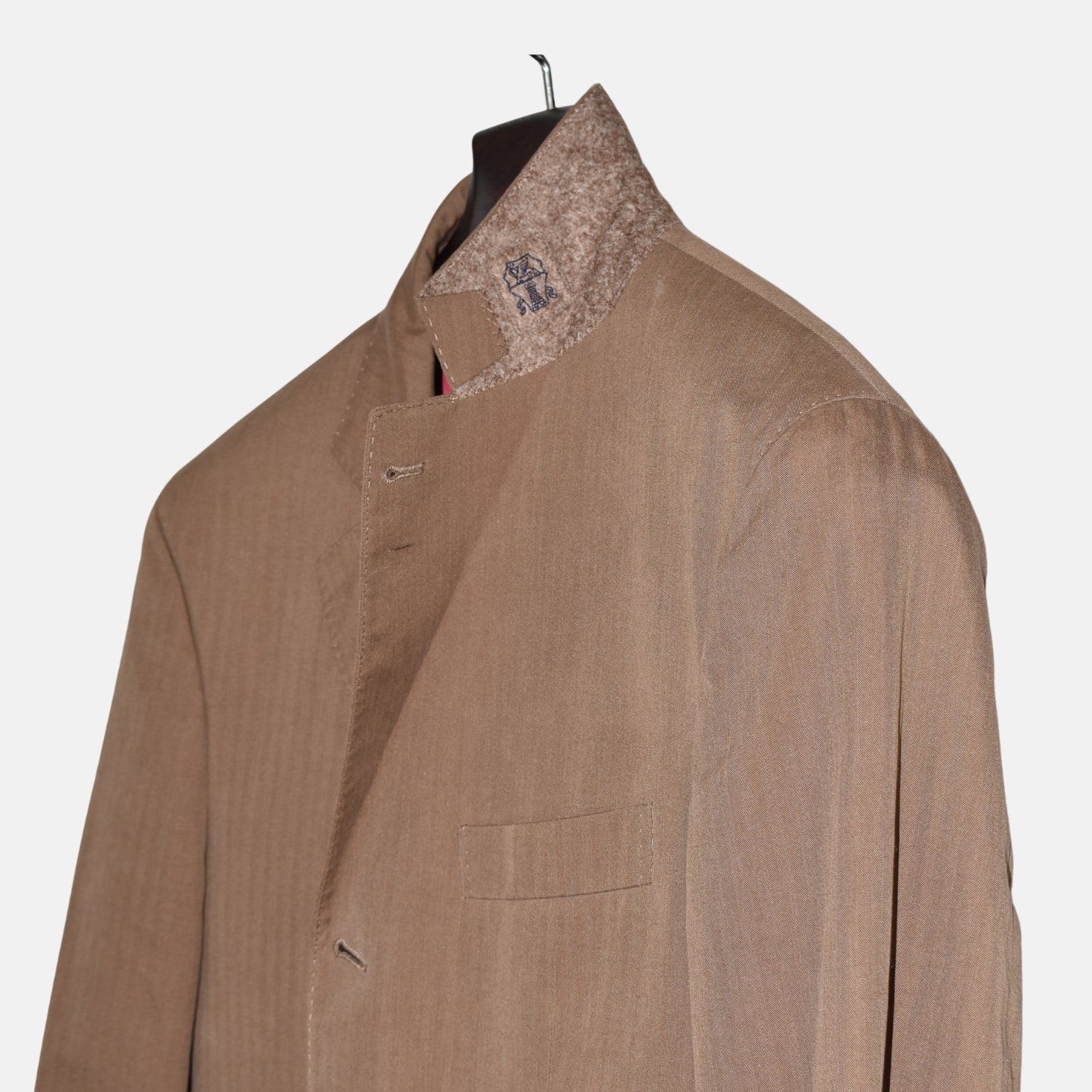 Brown Blazer made of Cotton (EU 48)