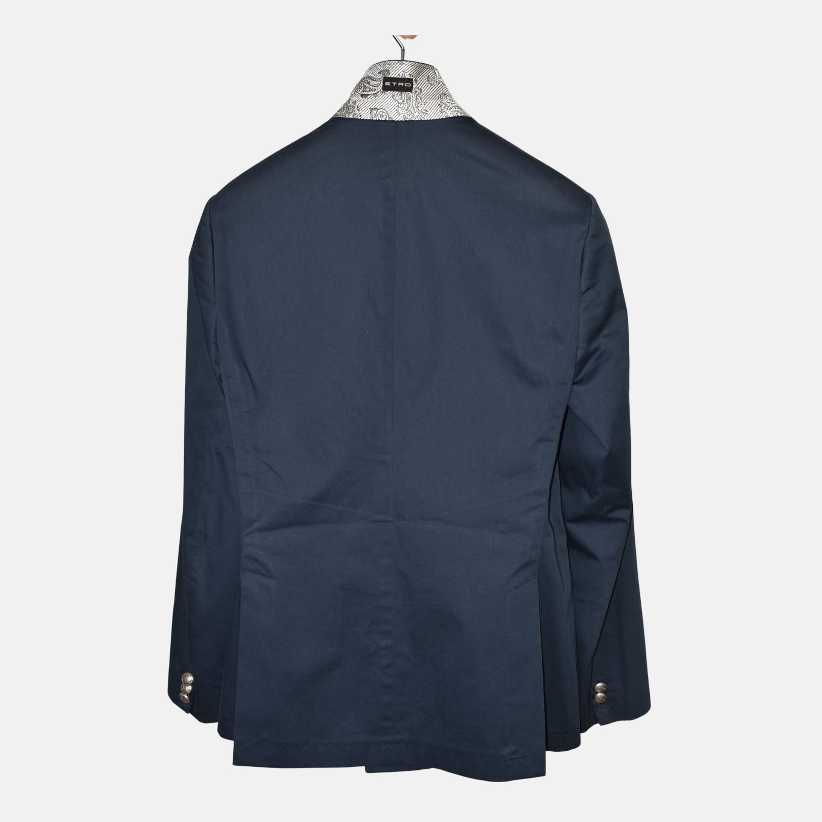 Indigo Blue Doublebreasted  Blazer made of Cotton (EU 50)