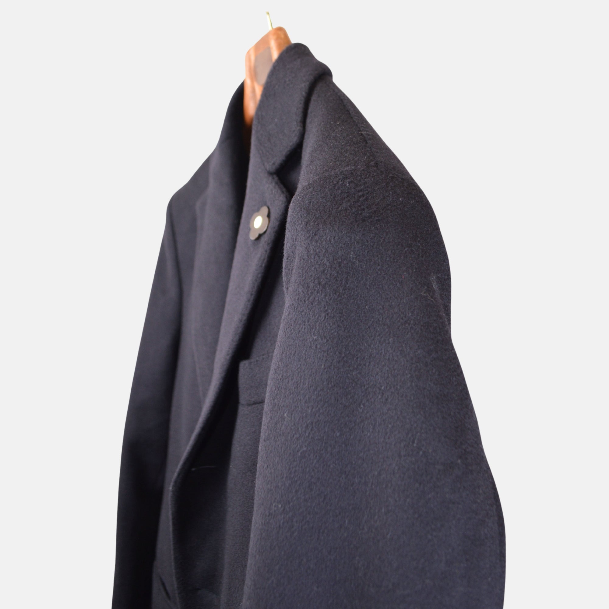 Navy Coat made of Wool (50)