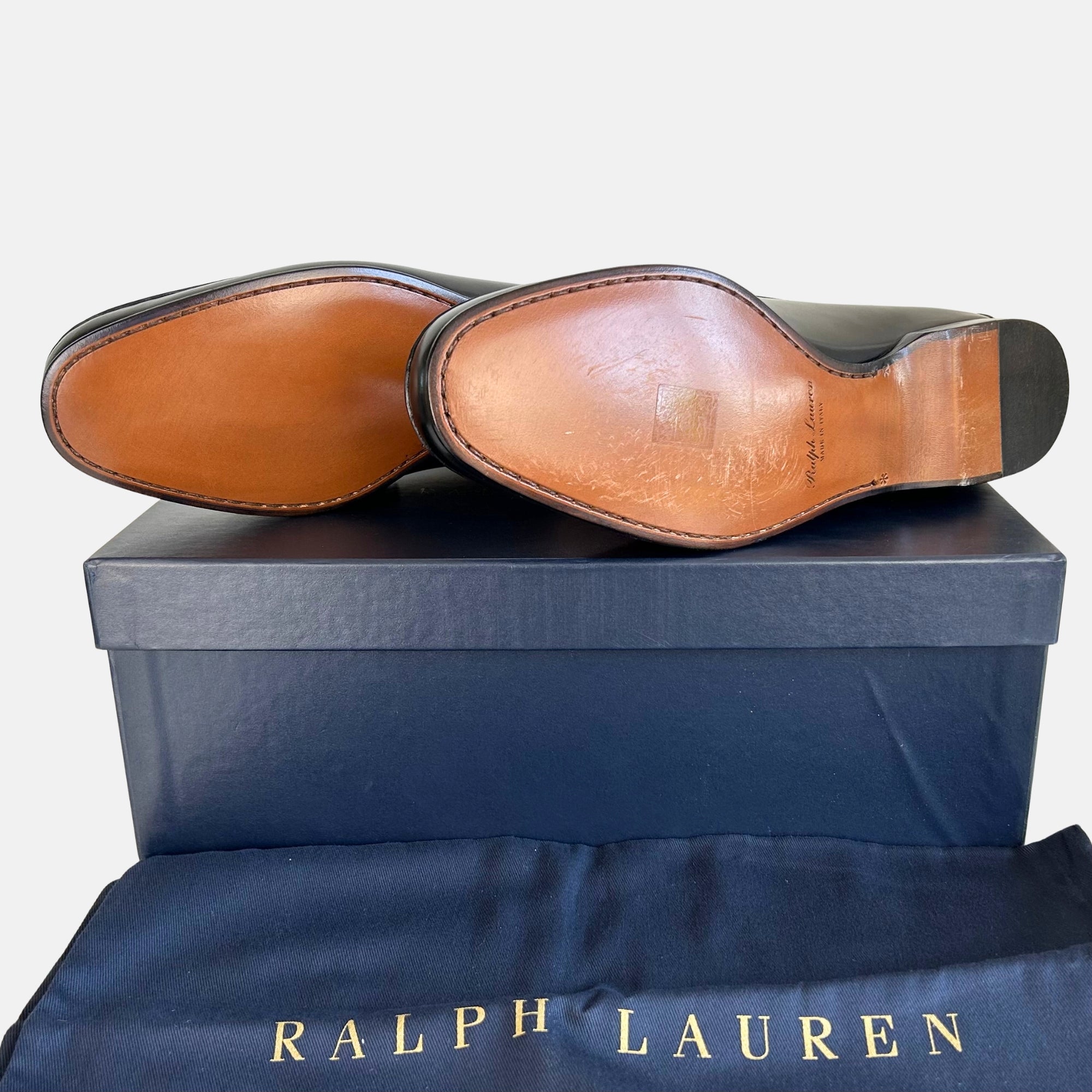 Black  Loafers made of Leather (EU 43.5)