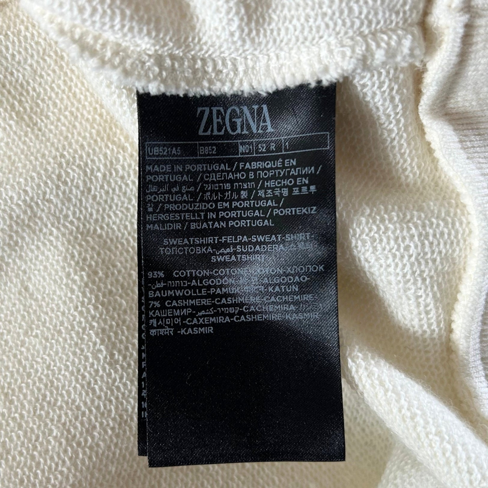 Off-White Hoodie made of Cotton /Cashmere (EU 52)
