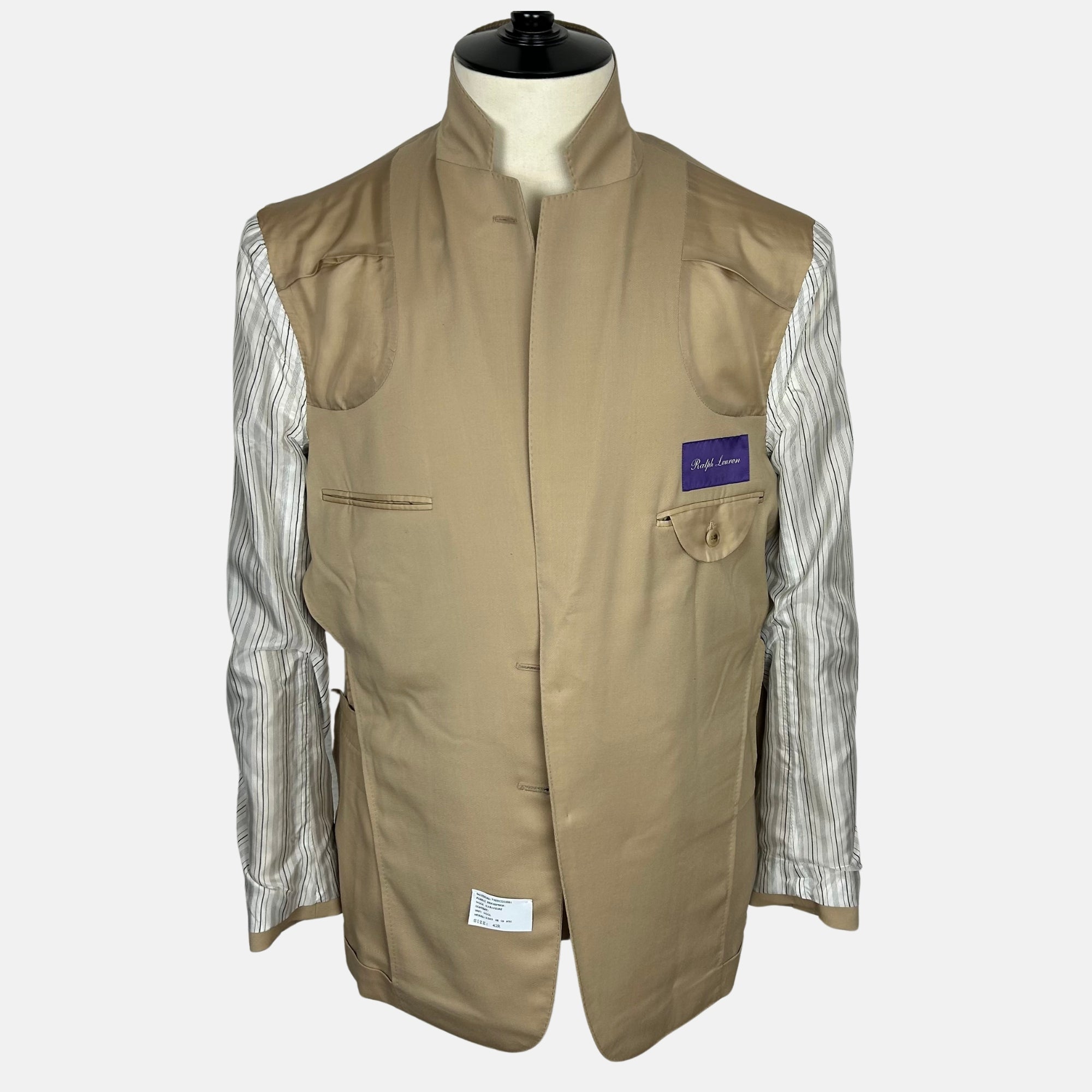 Tan Blazer made of Garbadine Wool (52/54)