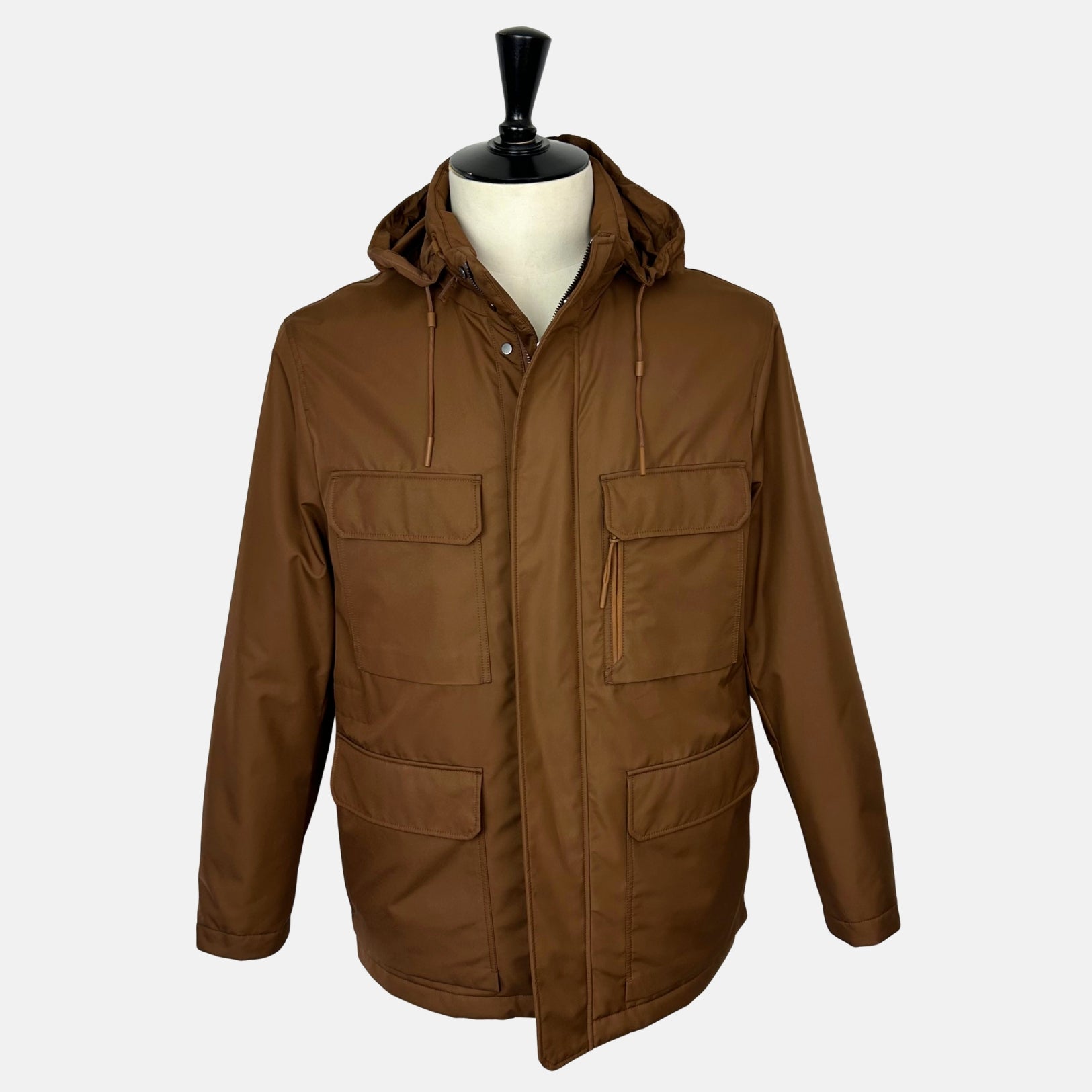 Brown Jacket made of Polyester (EU 48)