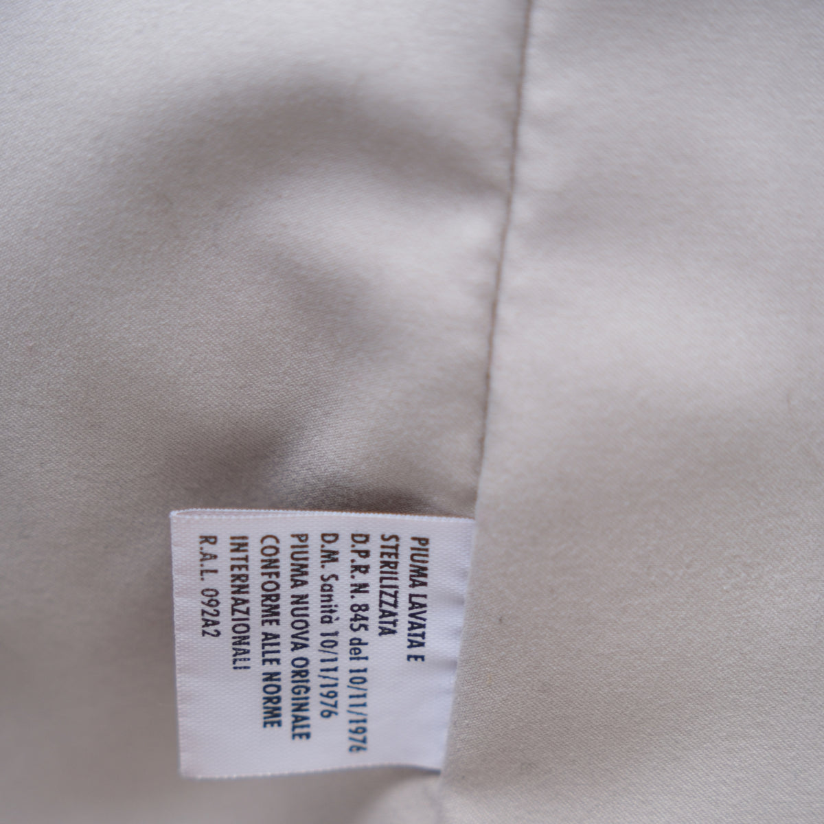 Brauner Daunenmantel aus Baby-Kaschmir mit Castarino-Kragen (XXXL)