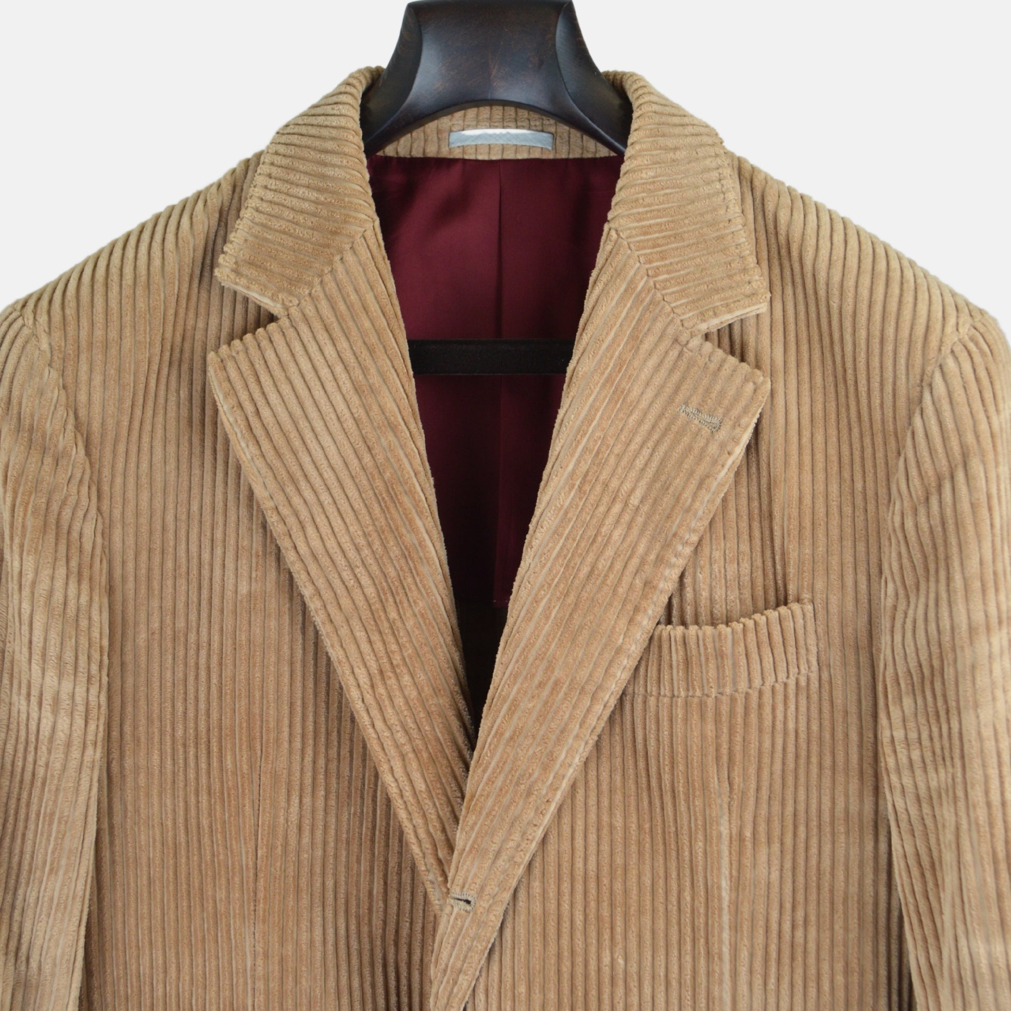 Beige Corduroy Suit made of Cotton (EU 50)