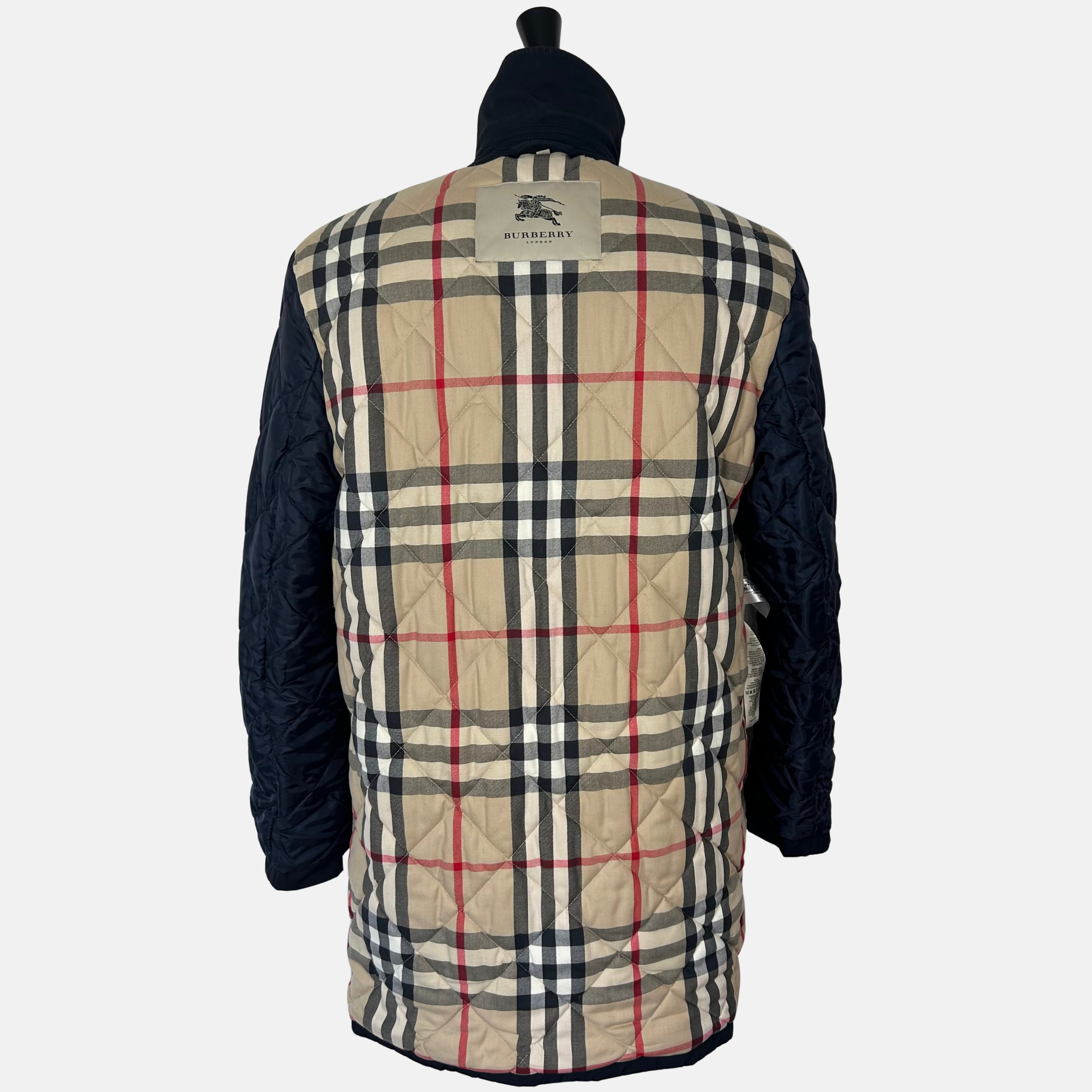 Navy Rain Coat made of Nylon/Cotton (XL)