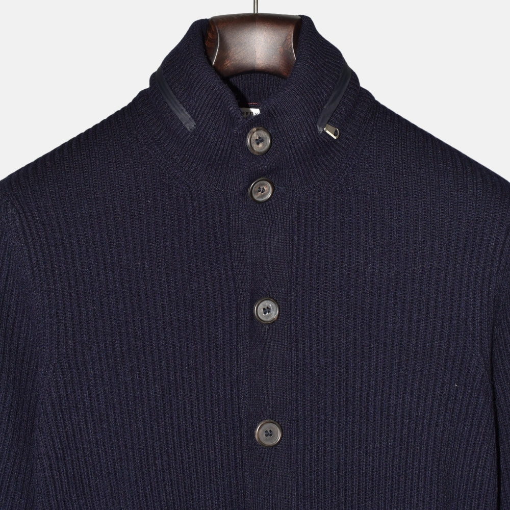 Navy Blue Cardigan made of Cashmere (EU 48)