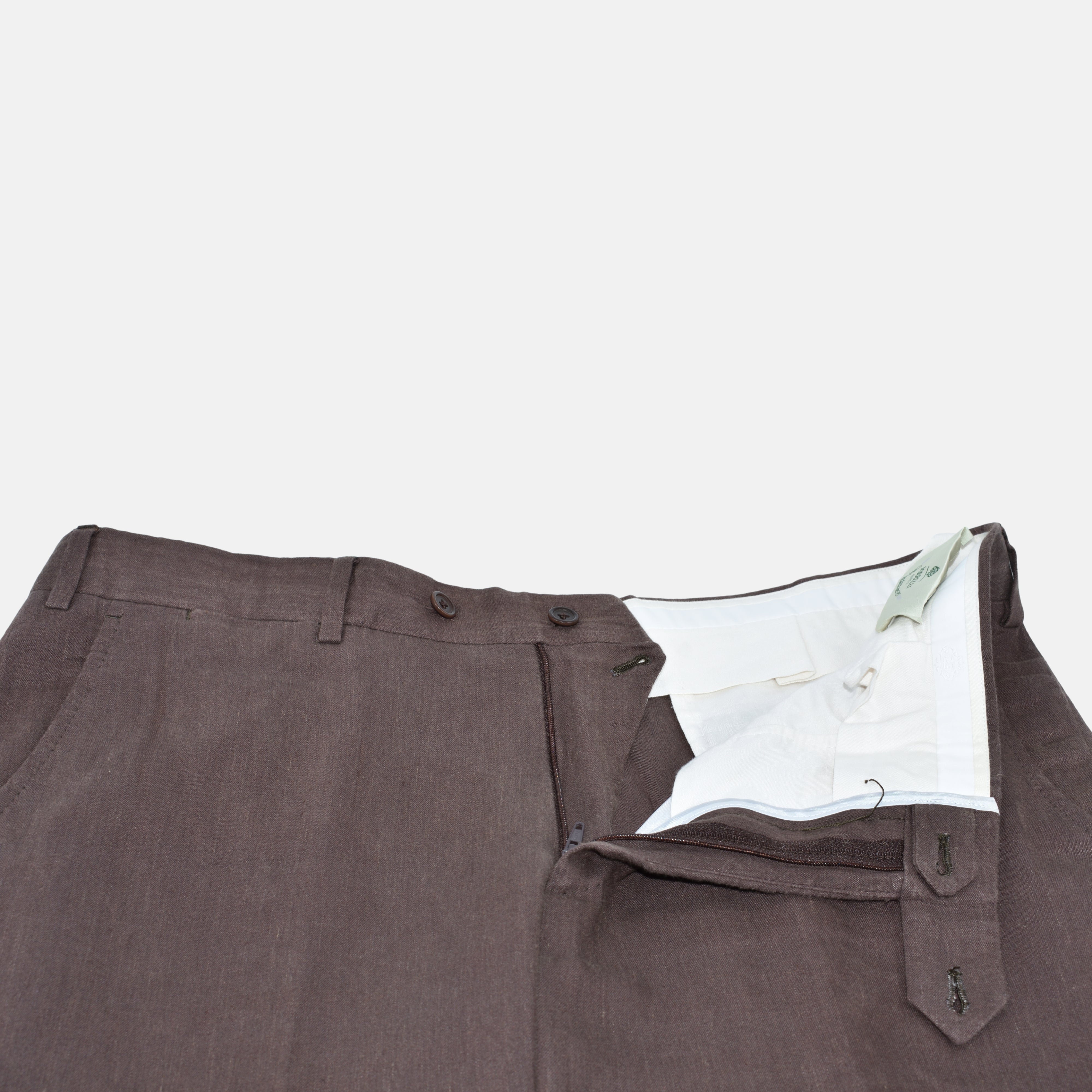 Brown Suit made of Linen/Virgin Wool (EU 50)
