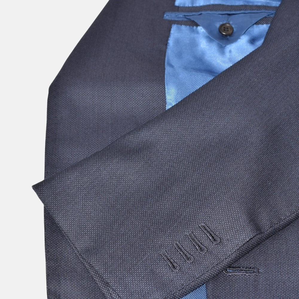 Midnight Blue Wool Blazer (EU 50)