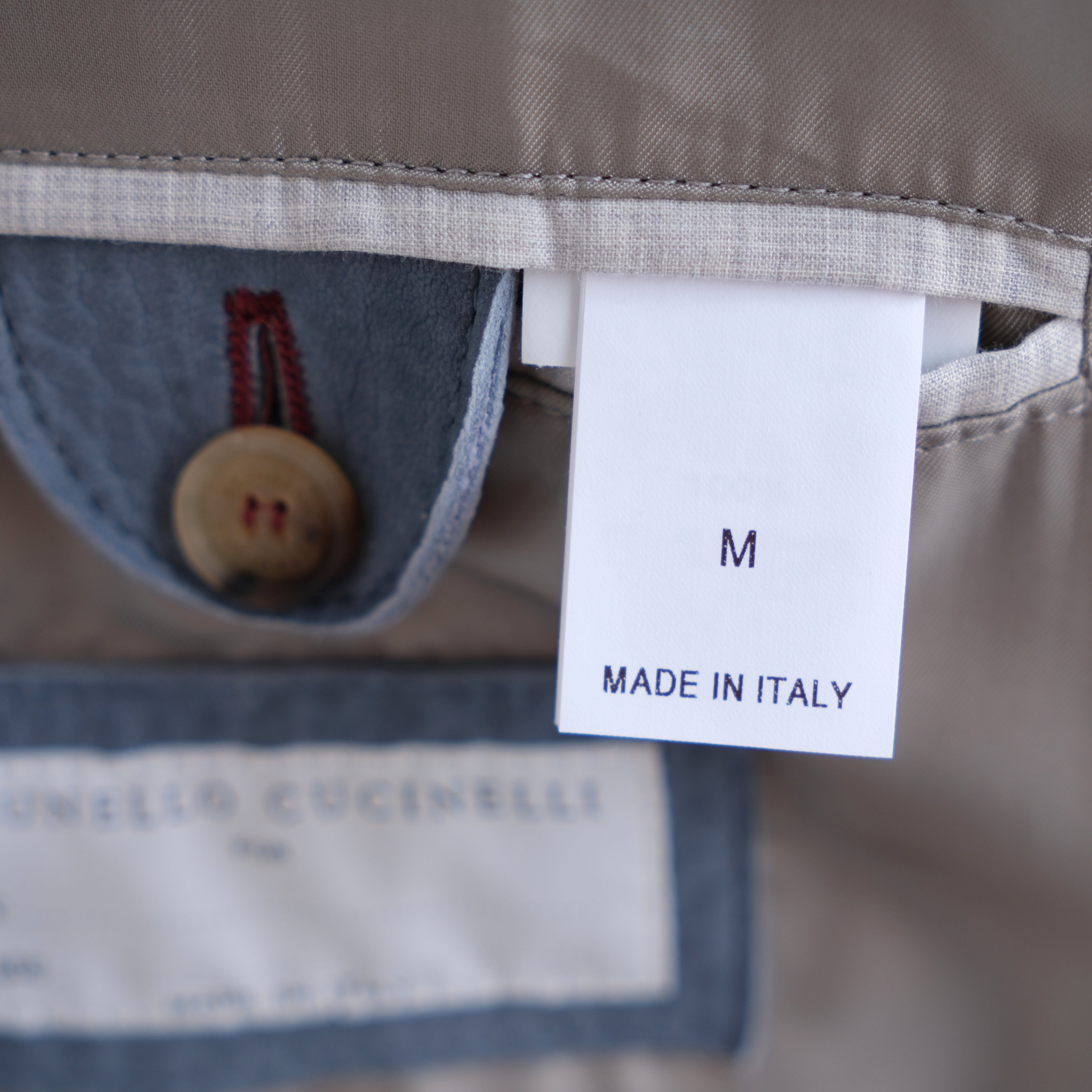 Light Blue Jacket made of Suede (M)