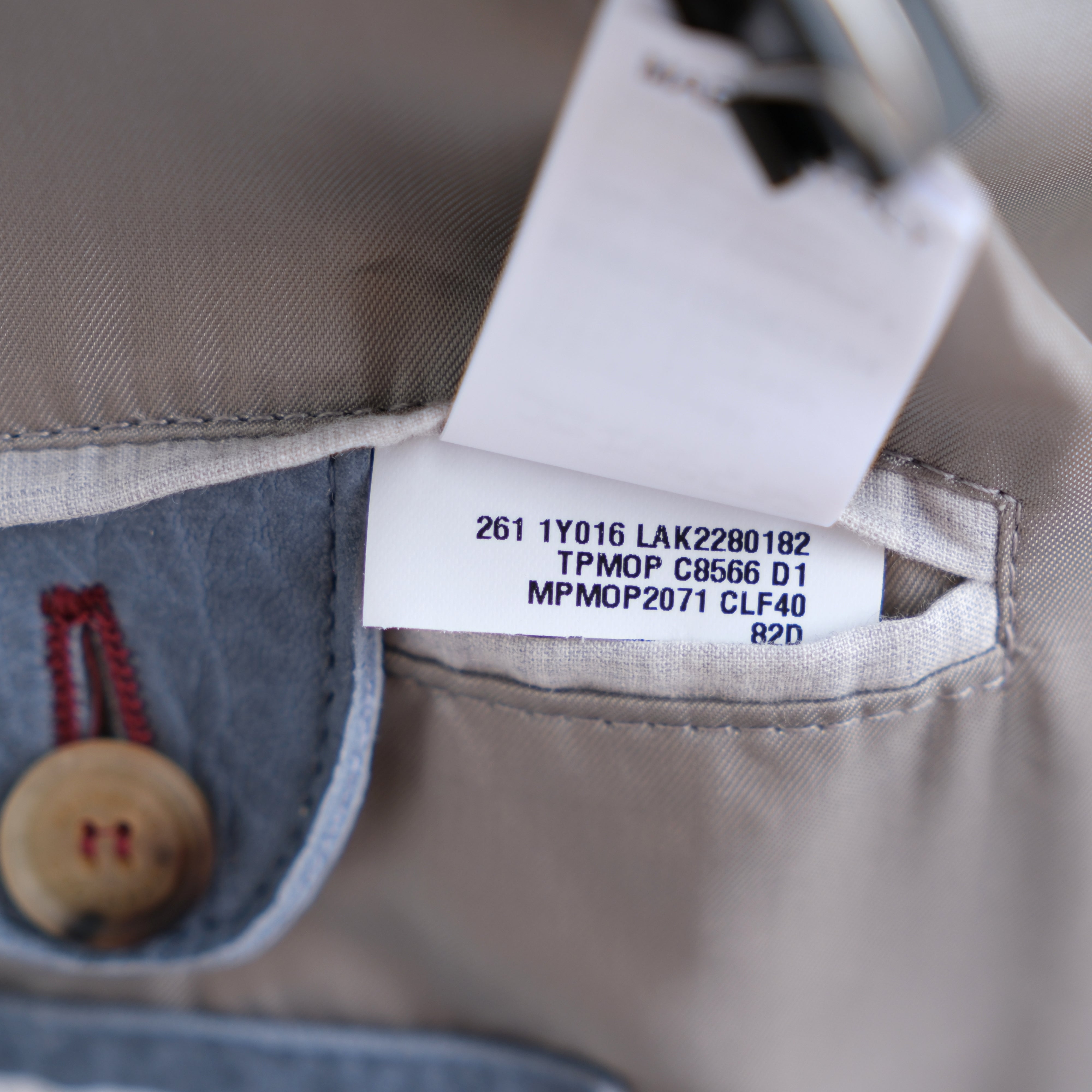 Light Blue Jacket made of Suede (M)