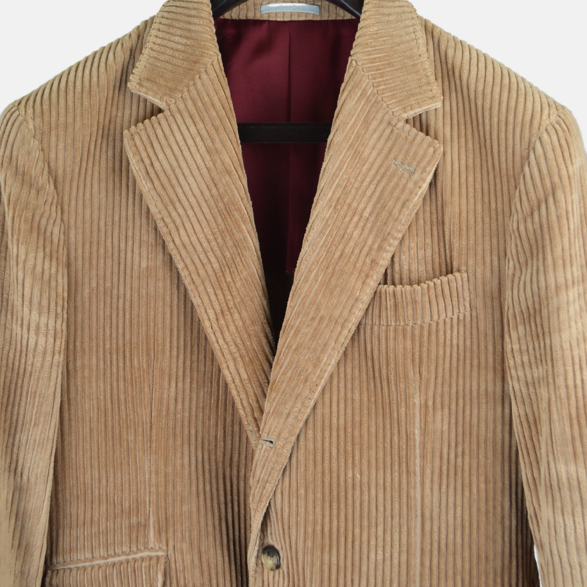 Beige Corduroy Suit made of Cotton (EU 50)