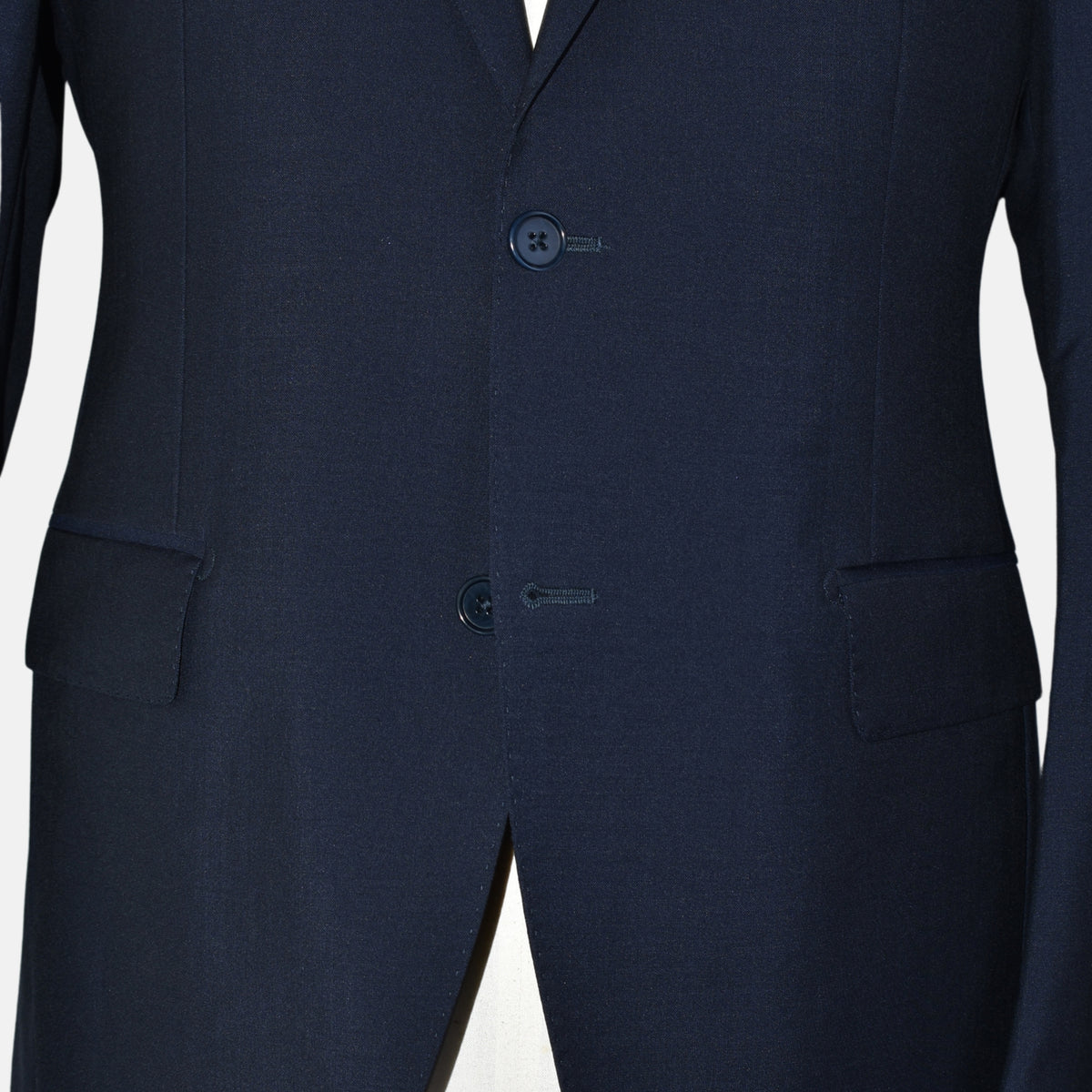 Navy Suit made of Virgin Wool/Mohair (EU 48)