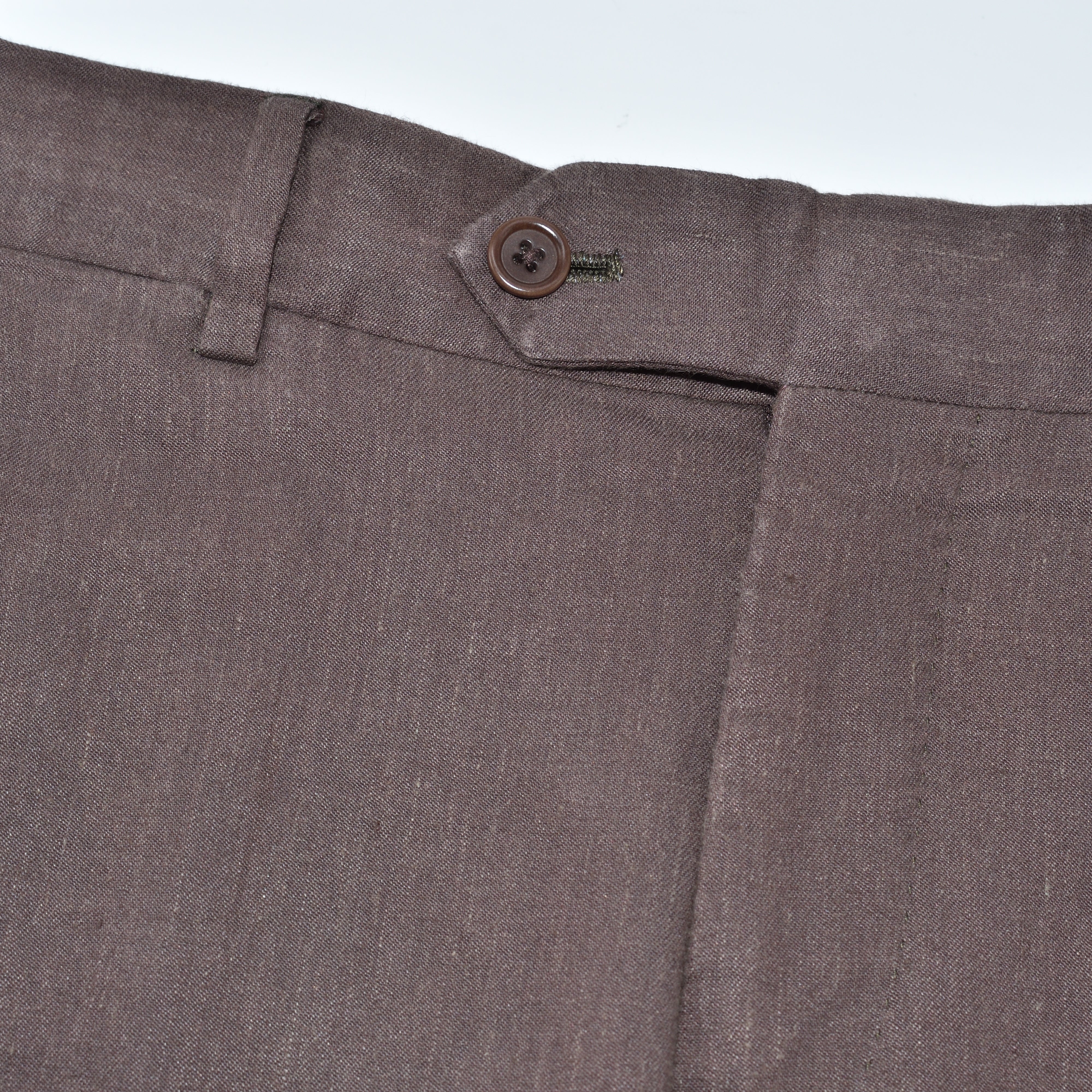 Brown Suit made of Linen/Virgin Wool (EU 50)