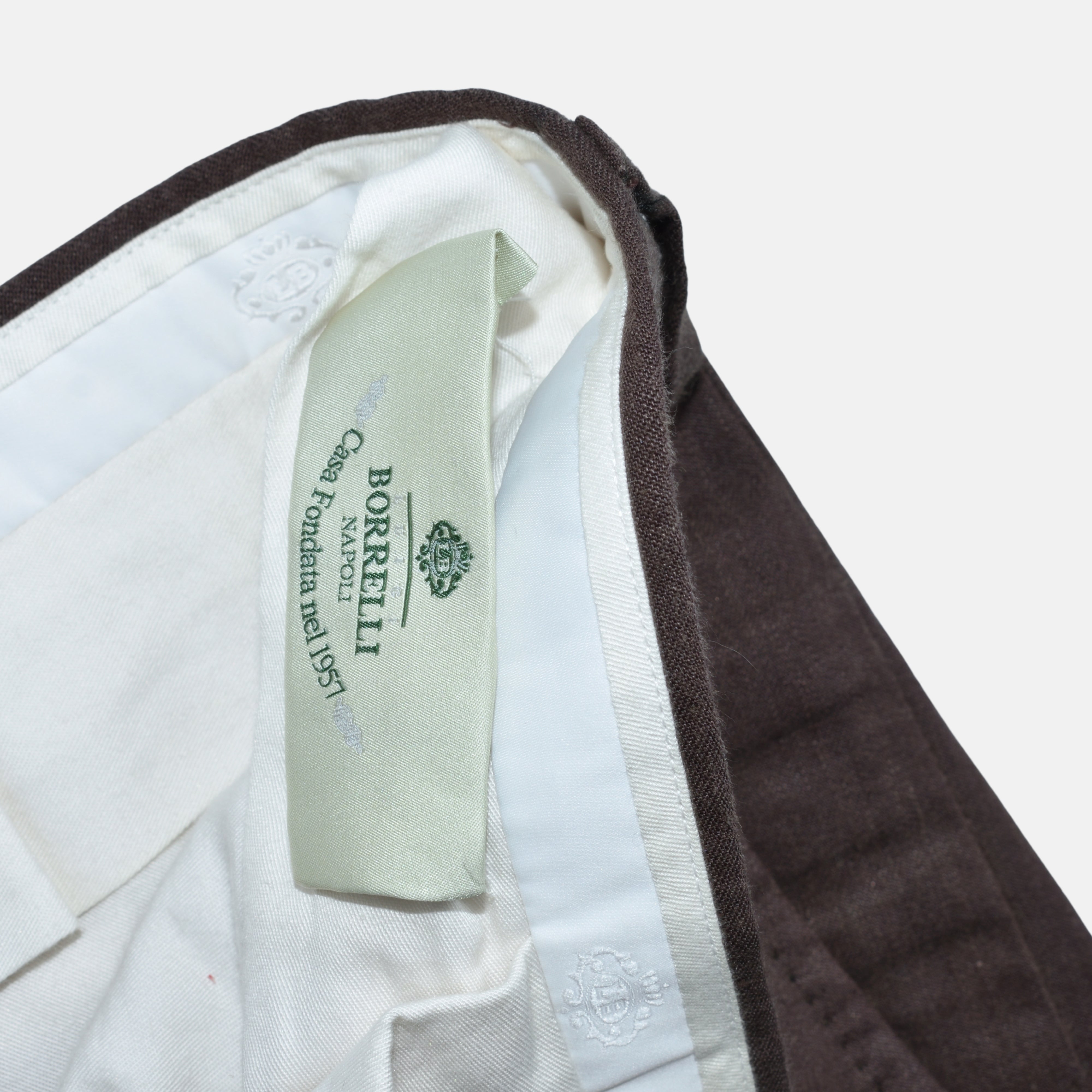 Brown Suit made of Linen/Virgin Wool (EU 50)