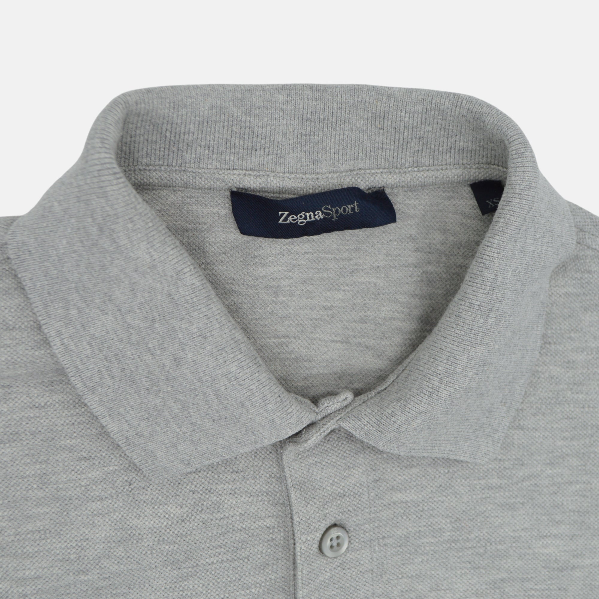 Grey Poloshirt made of Cotton (XS)