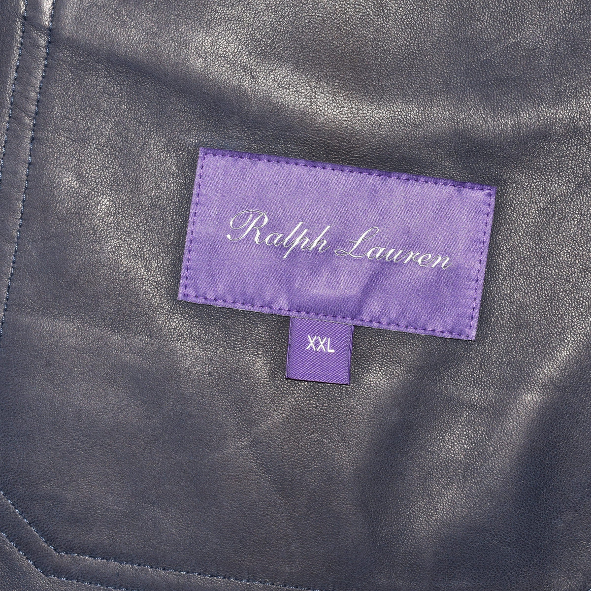 Navy Suede Overshirt (XXL)
