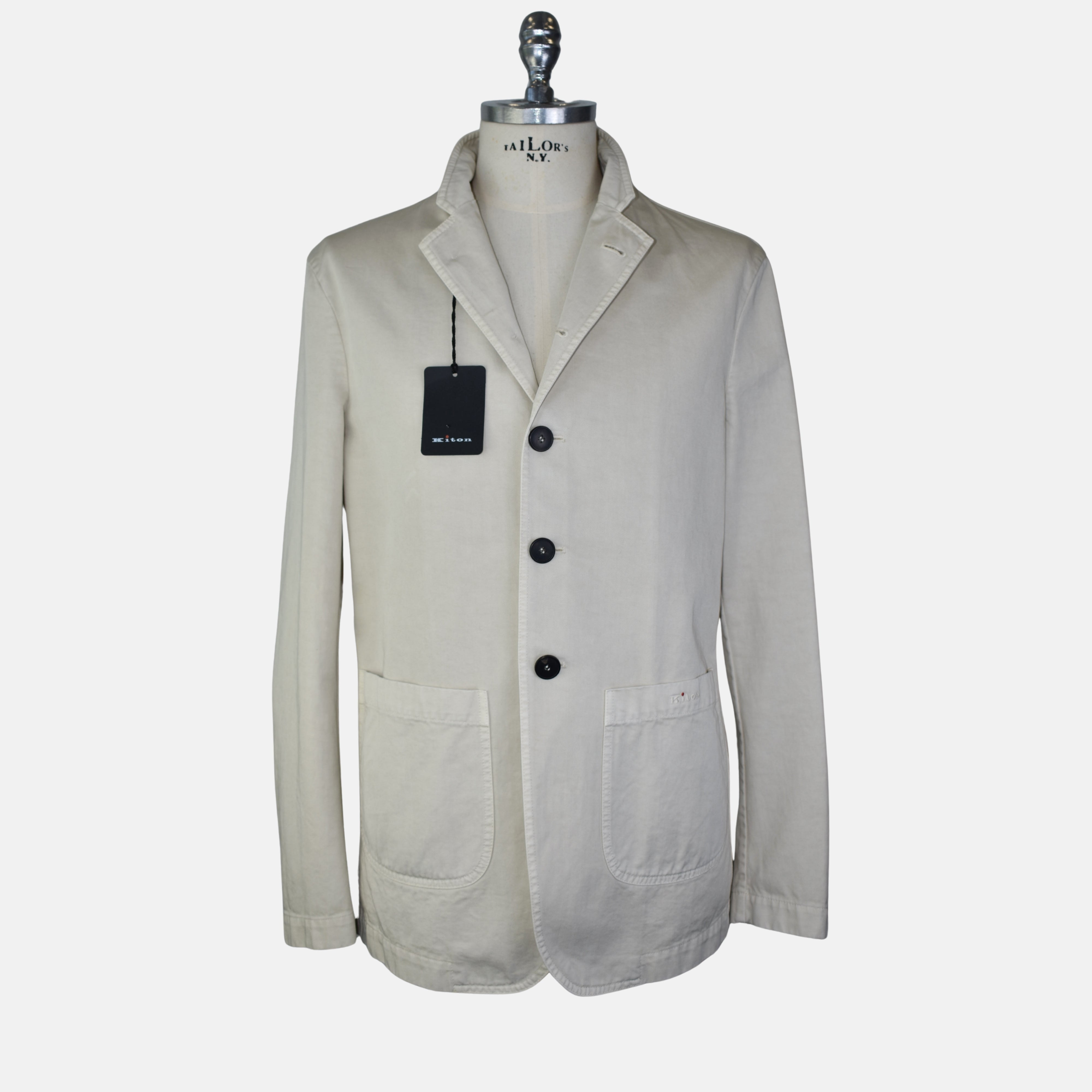Ecru Chore Jacket made of Cotton (EU 48, EU 50, EU 52, EU 54)