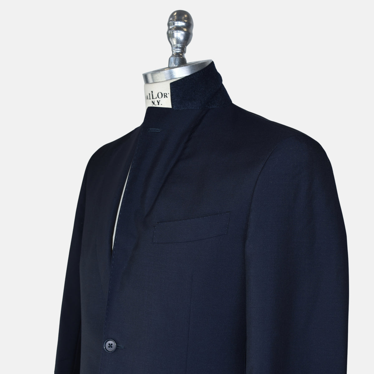 Navy Suit made of Virgin Wool/Mohair (EU 48)