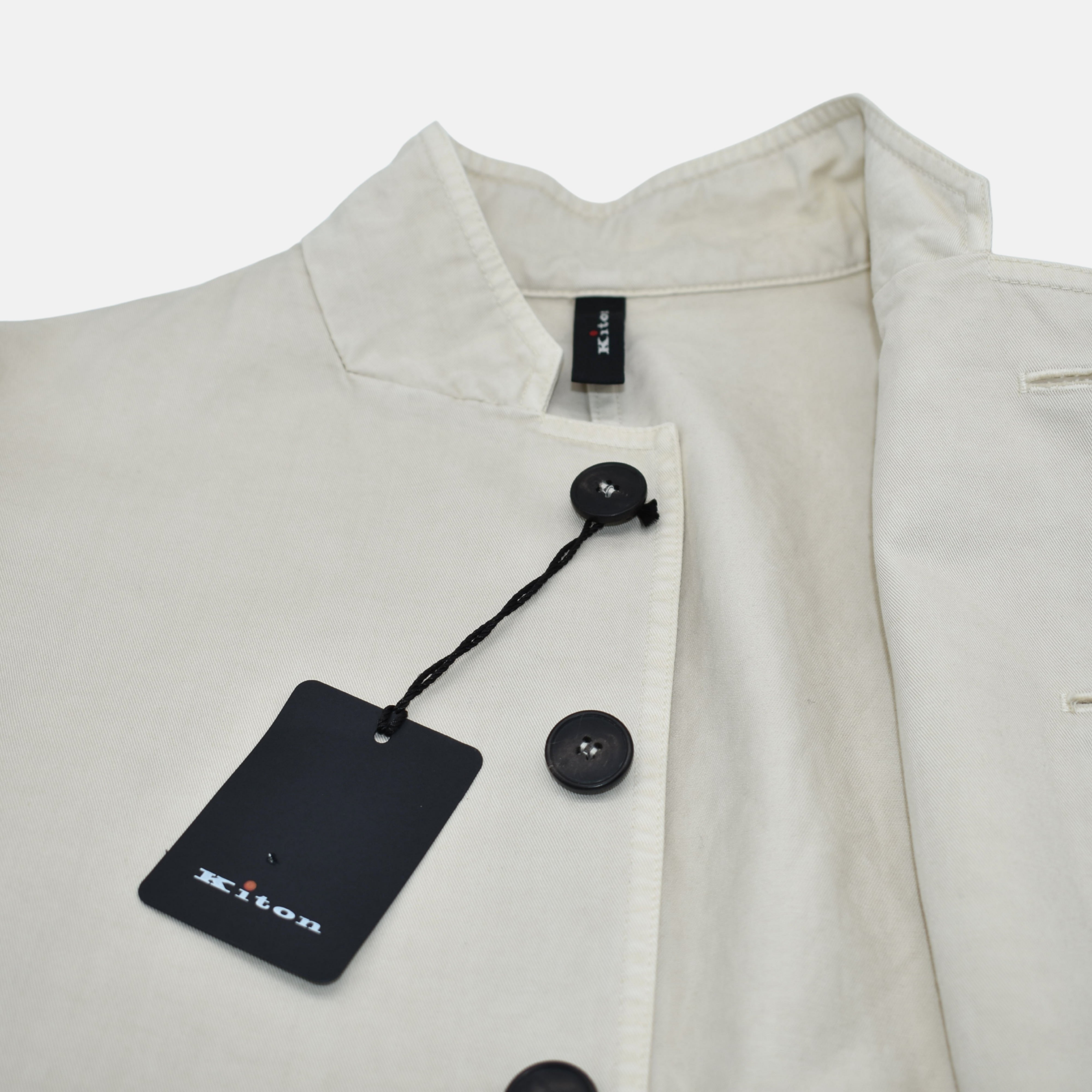 Ecru Chore Jacket made of Cotton (EU 48, EU 50, EU 52, EU 54)