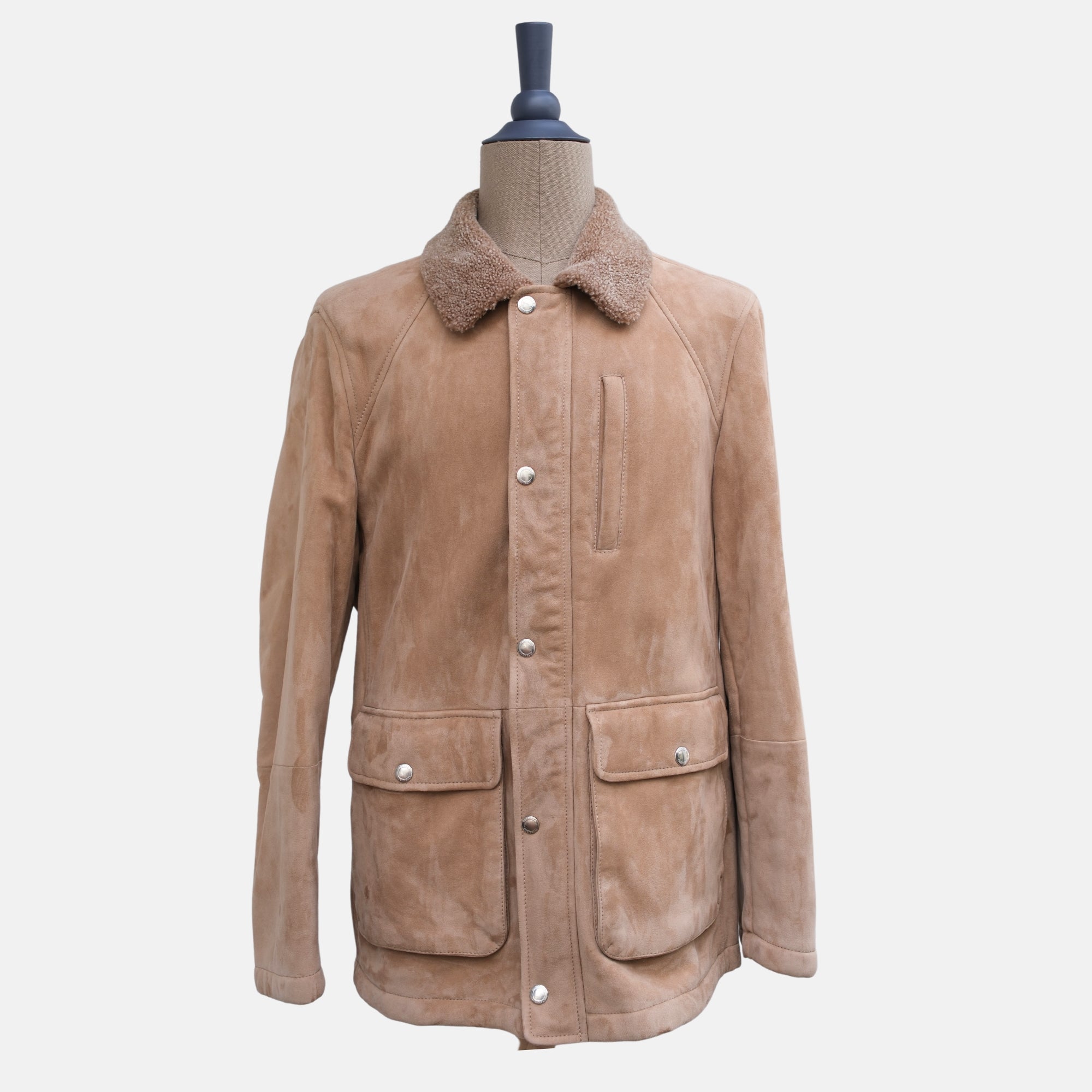 Beige Shearling Coat (M)