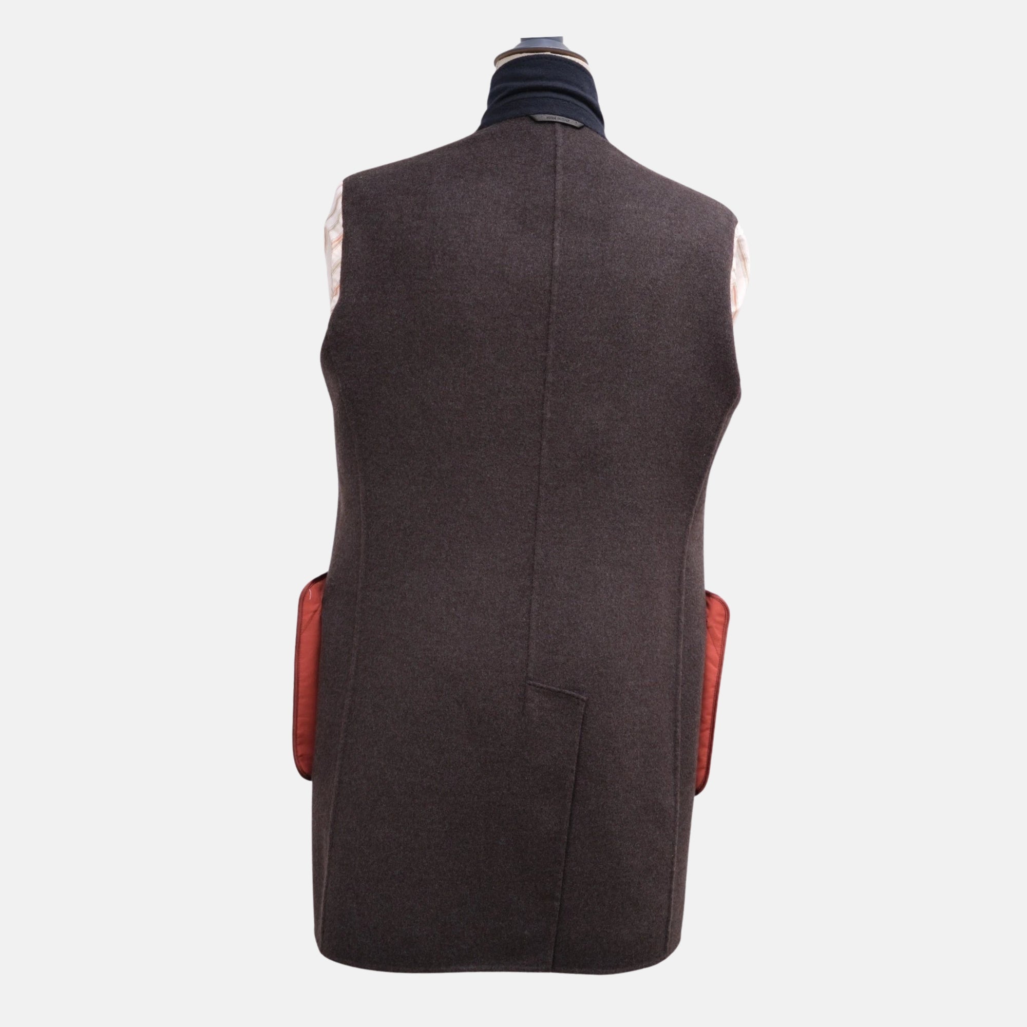 Navy Blue Cashmere Coat (L)