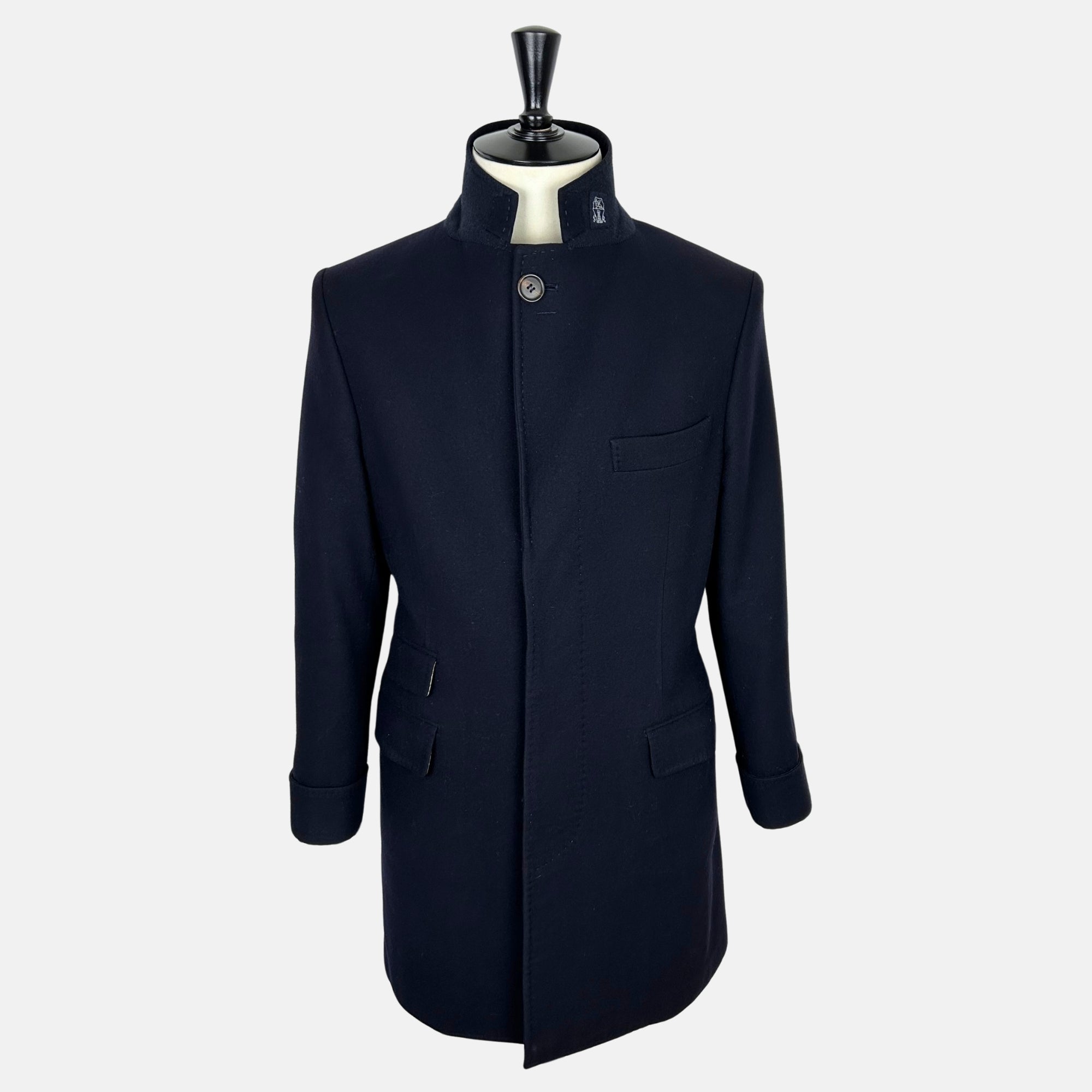 Navy Coat made of Wool/Cashmere (EU 48)