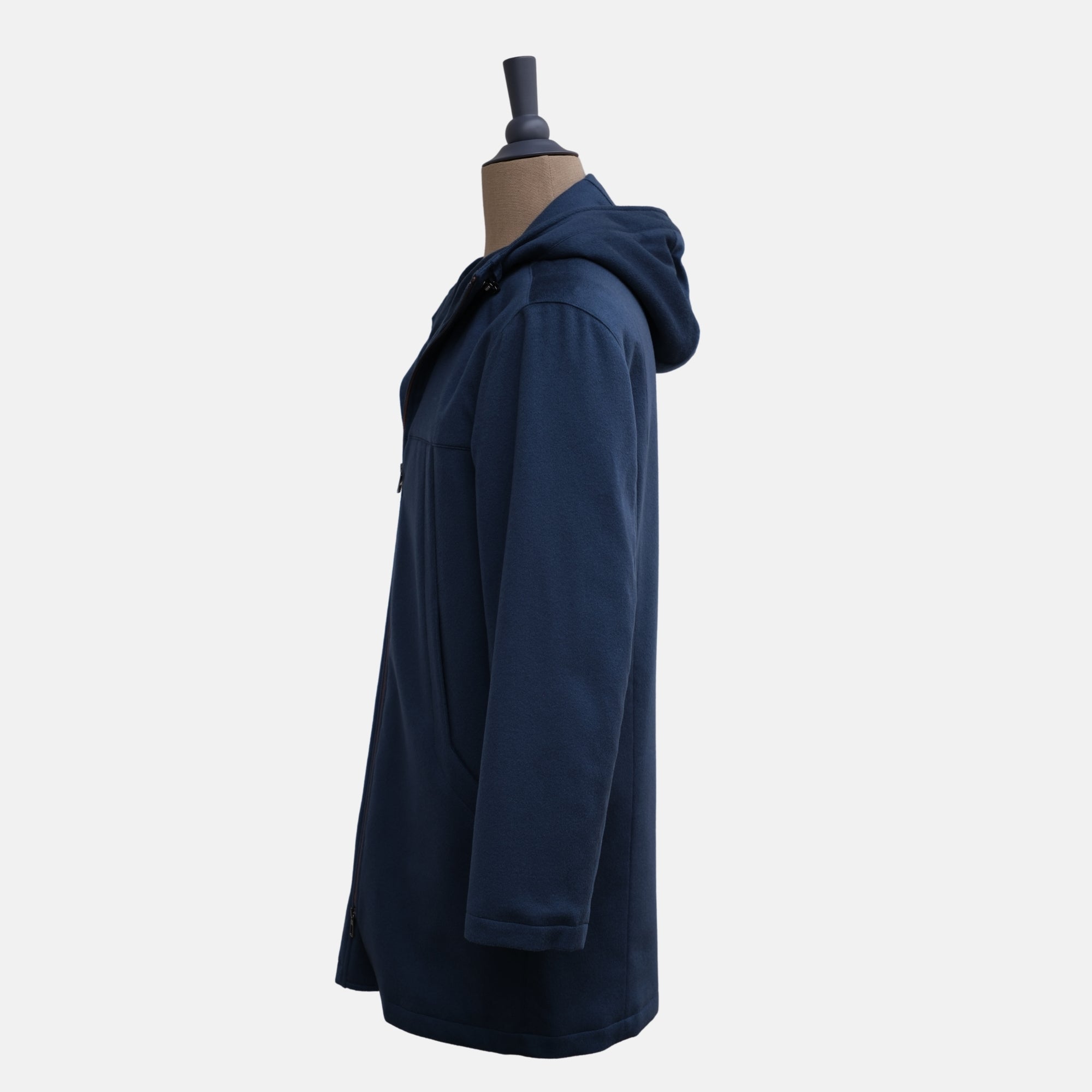 Blue Cashmere Parka (S)