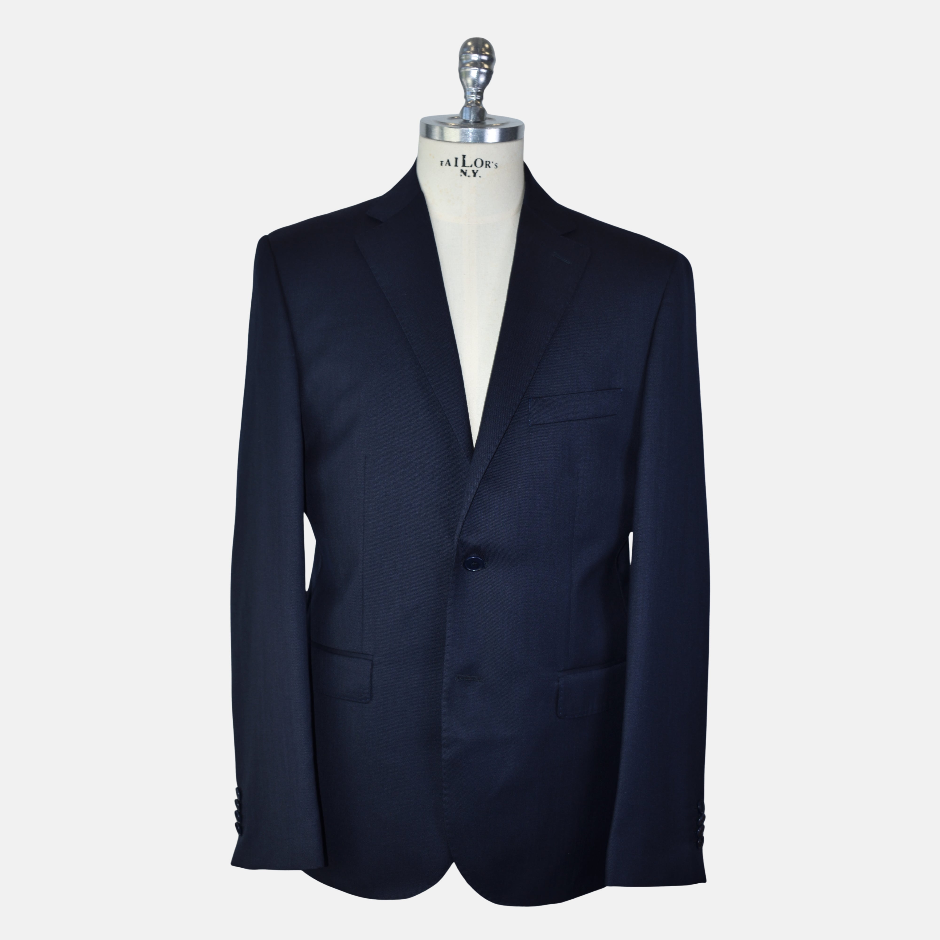 Navy Suit made of Virgin Wool (EU 52)