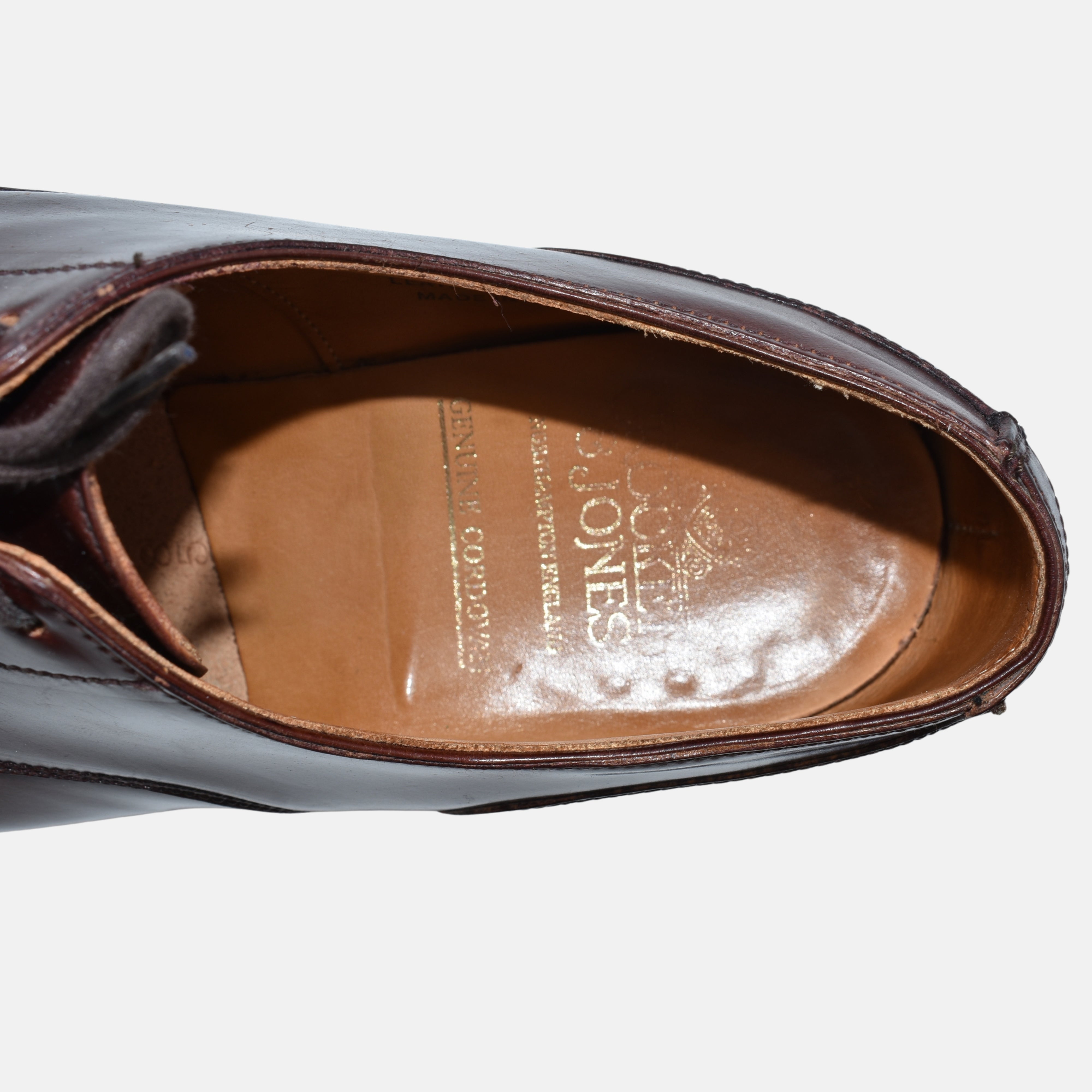 Brown-Bordeaux Cordovan Leather Shoes "Onslow" (EU 42)