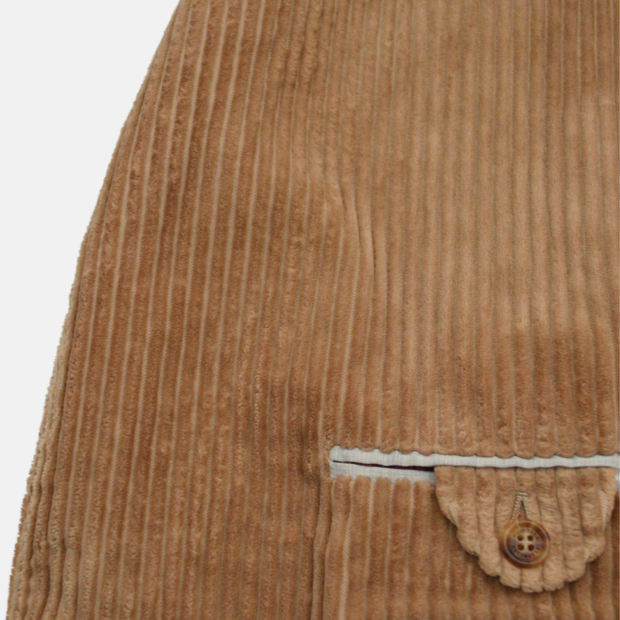 Beige Corduroy Suit made of Cotton (EU 50)