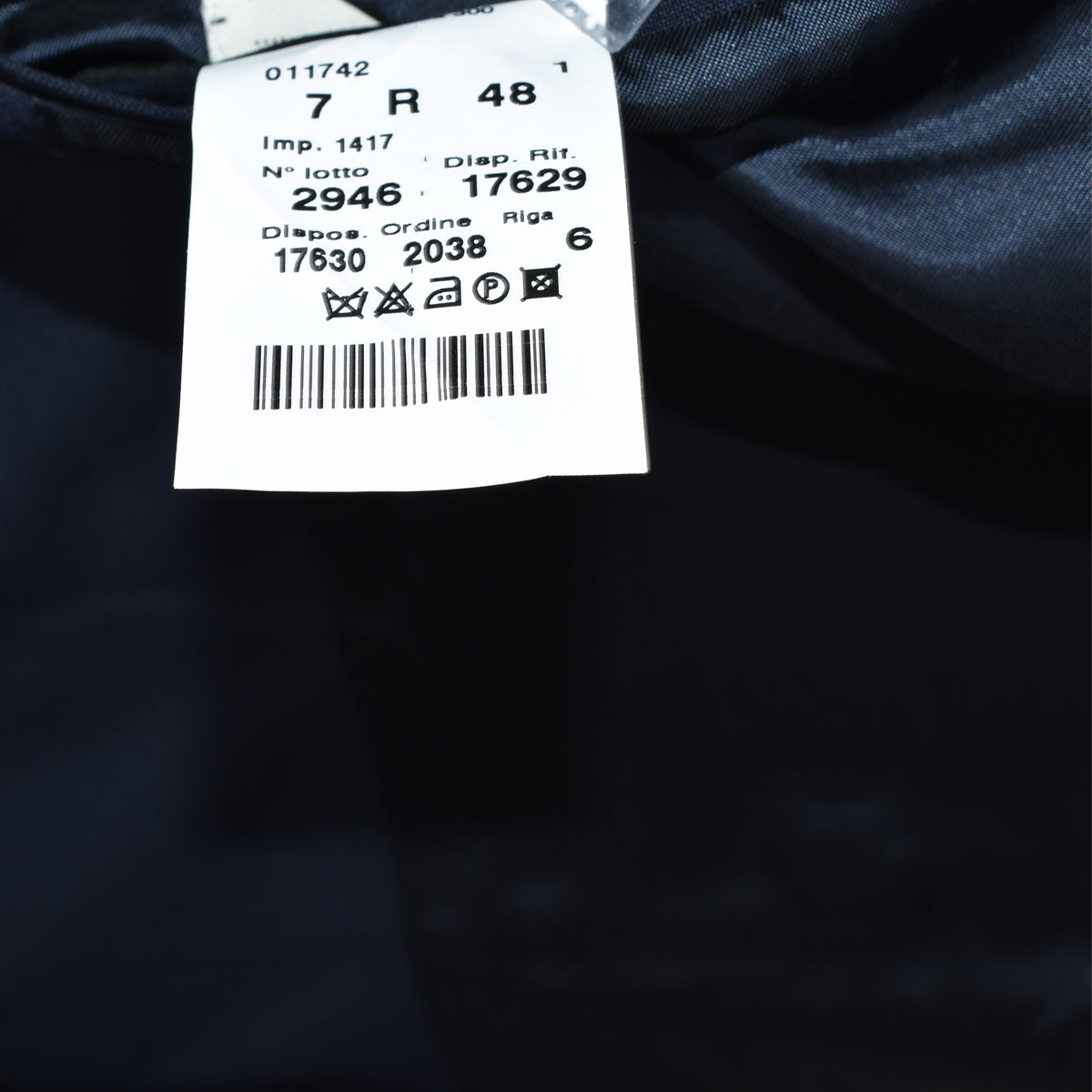 Navy Suit made of Virgin Wool/Mohair (EU 48)