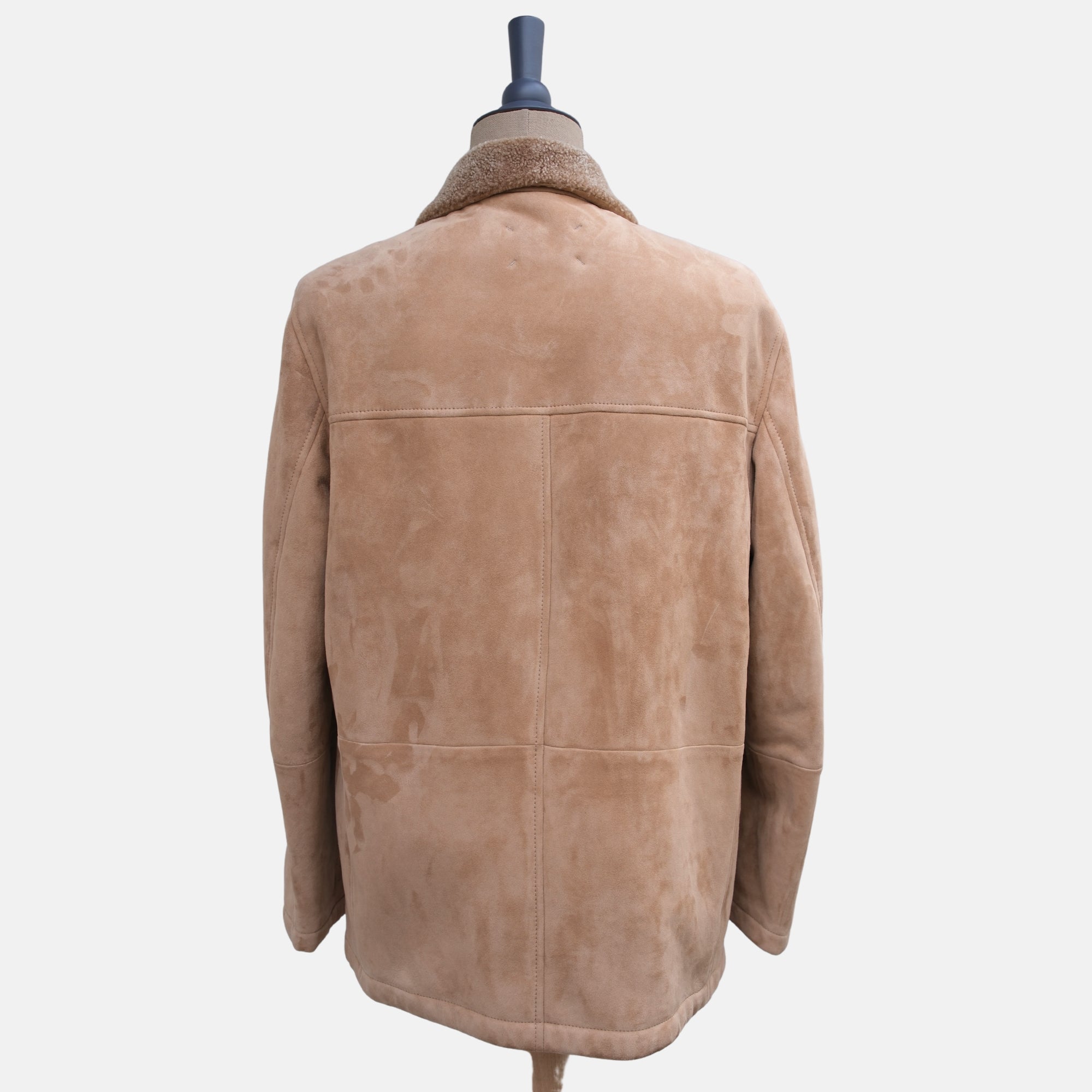 Beige Shearling Coat (M)