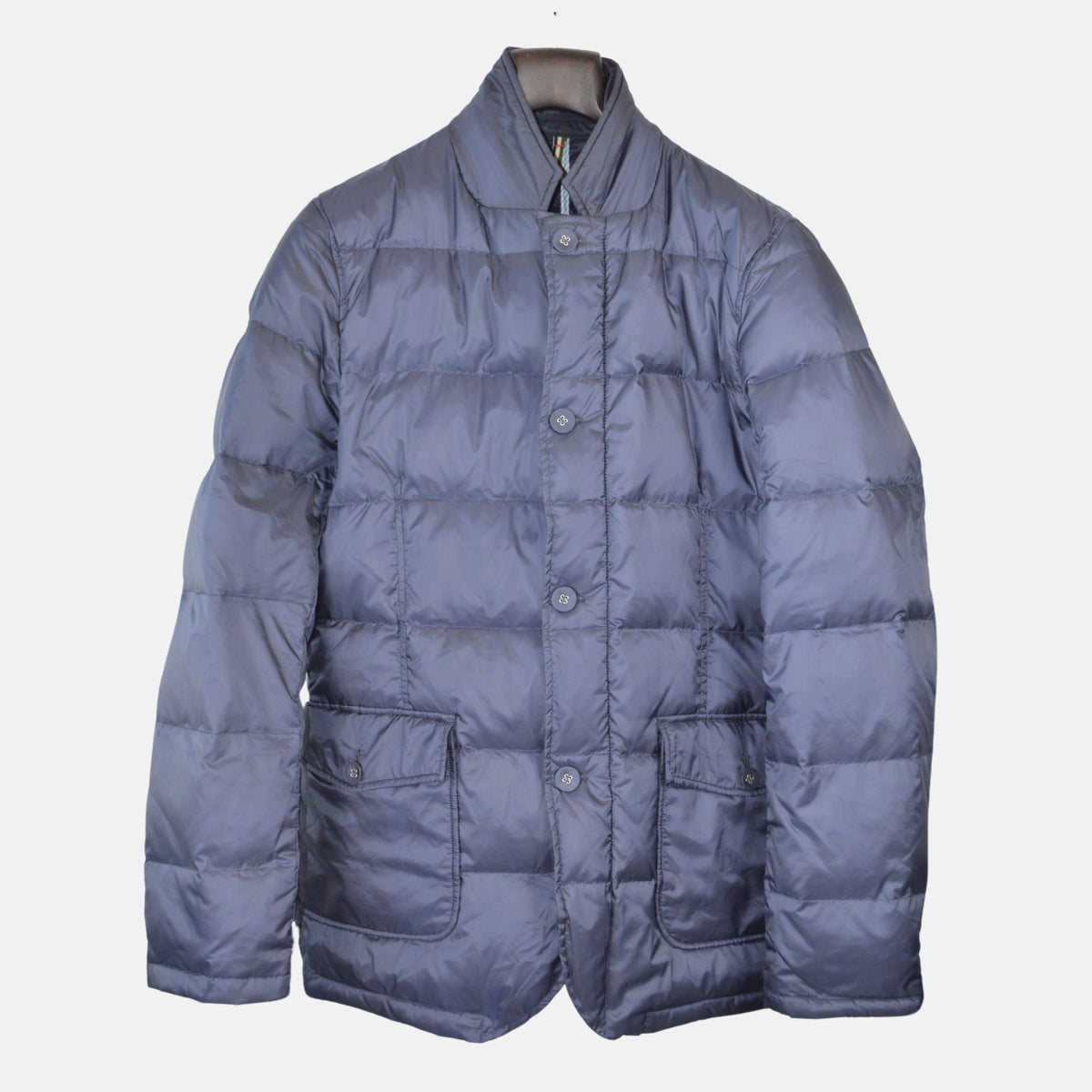 Blaue Daunenjacke aus Polyester (L)