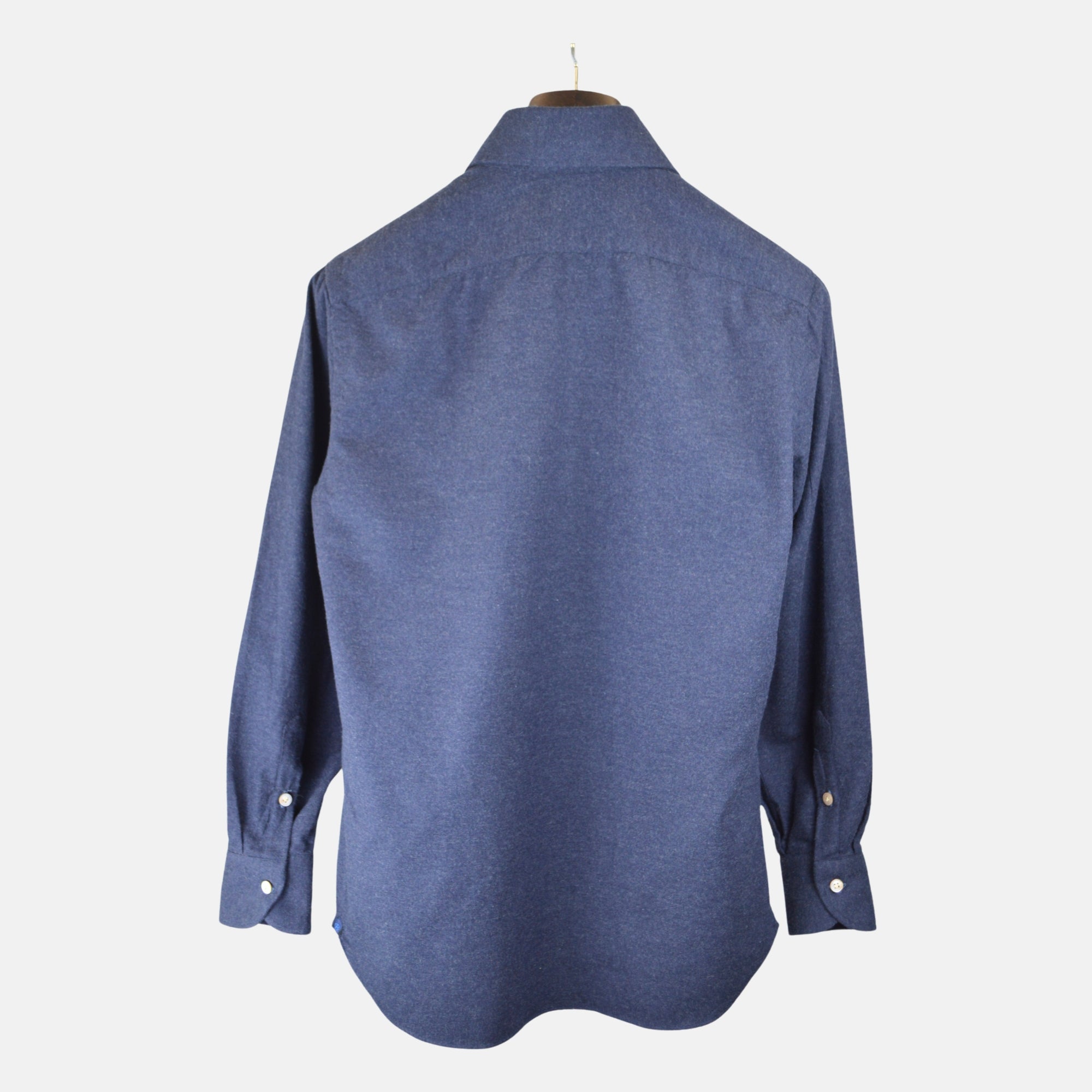 Navy Blue Shirt made of Cotton/Cashmere (EU 48)