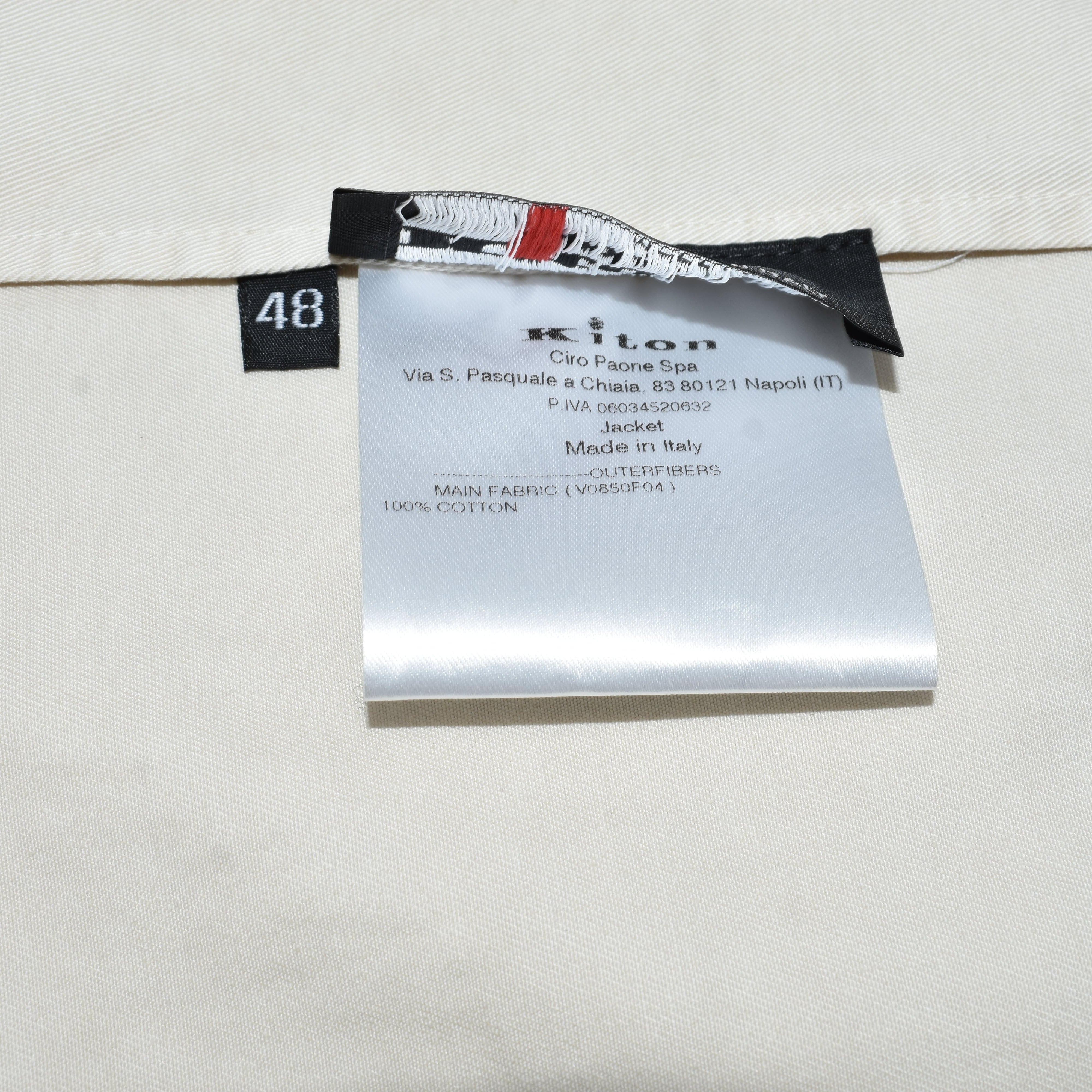 Ecru Chore Jacket made of Cotton (EU 48, EU 50, EU 52, EU 54)