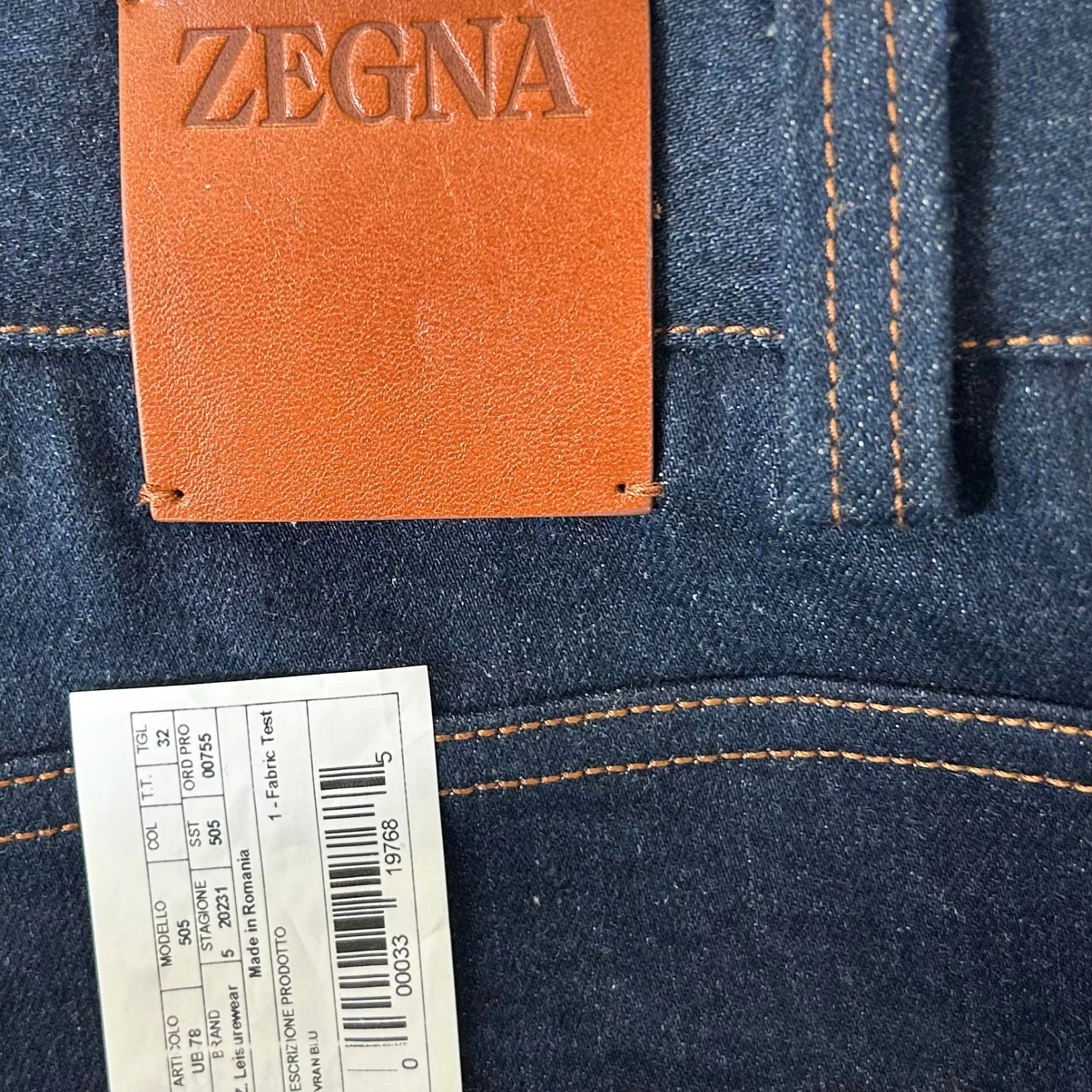 Dark Blue Jeans made of Cotton (EU 48)