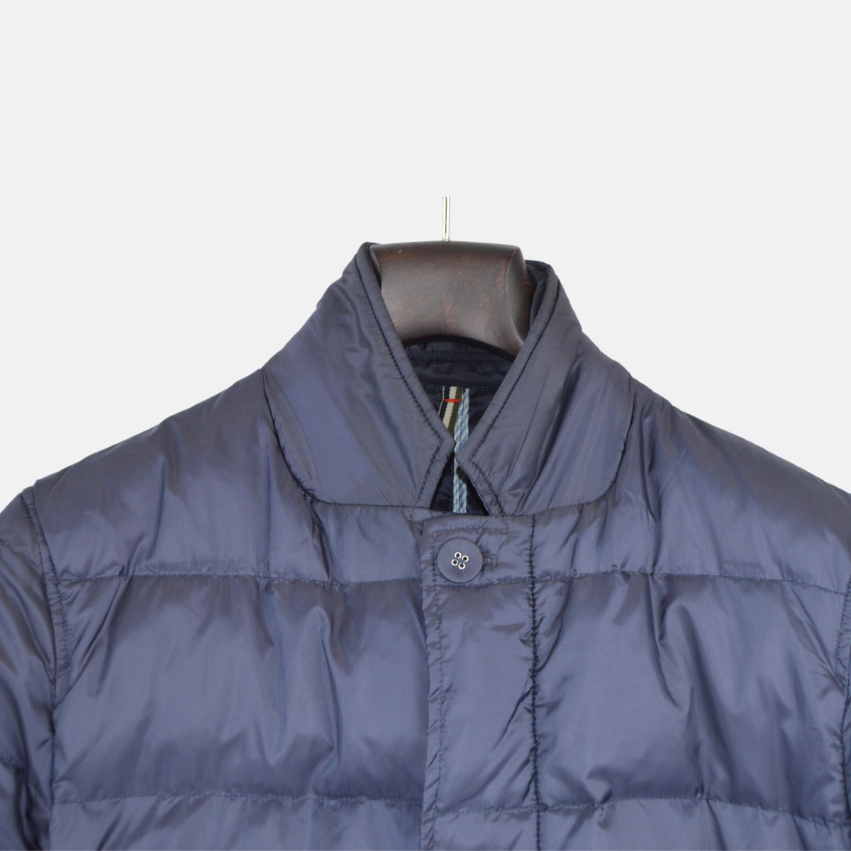 Blaue Daunenjacke aus Polyester (L)