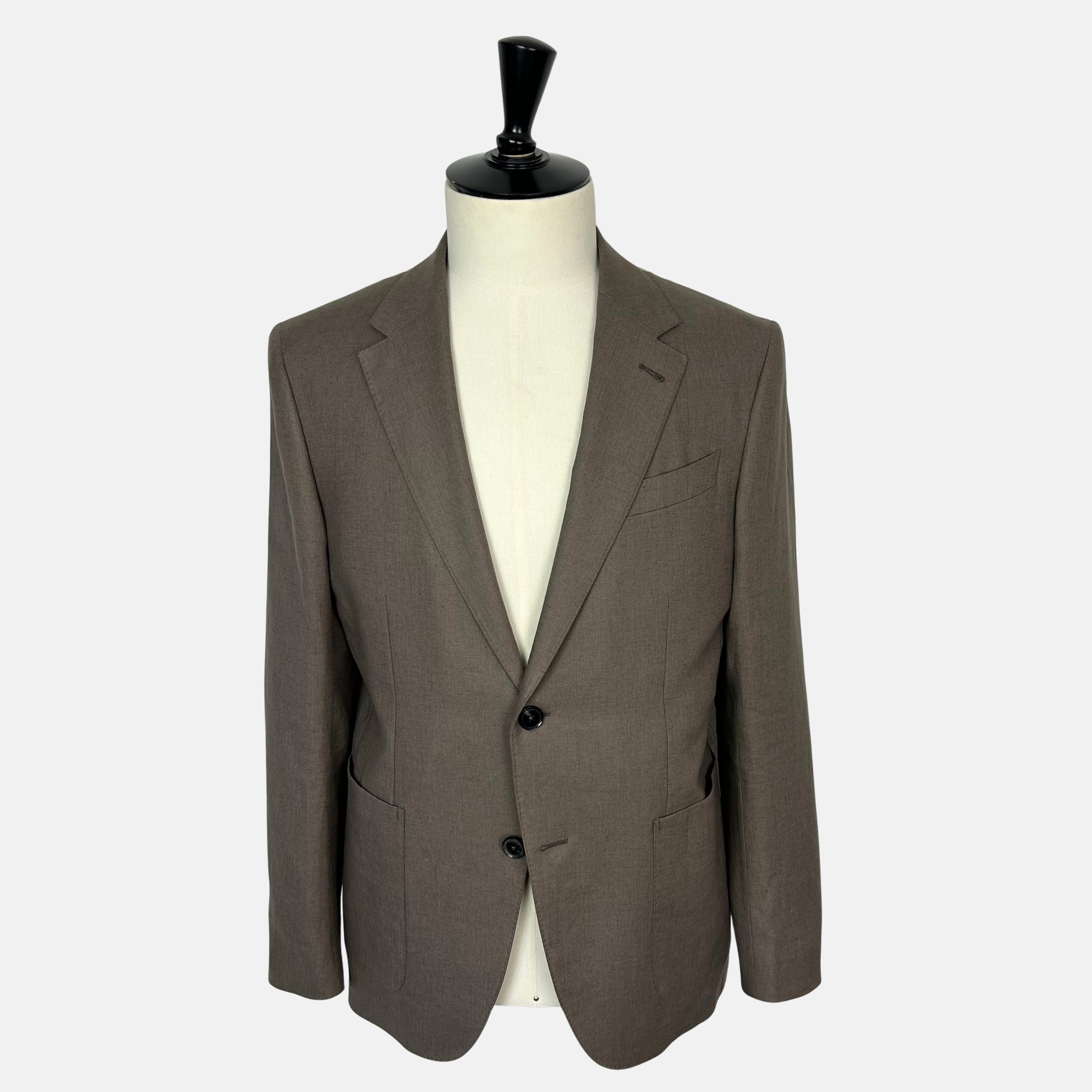 Taupe Blazer made of Linen (EU 50)
