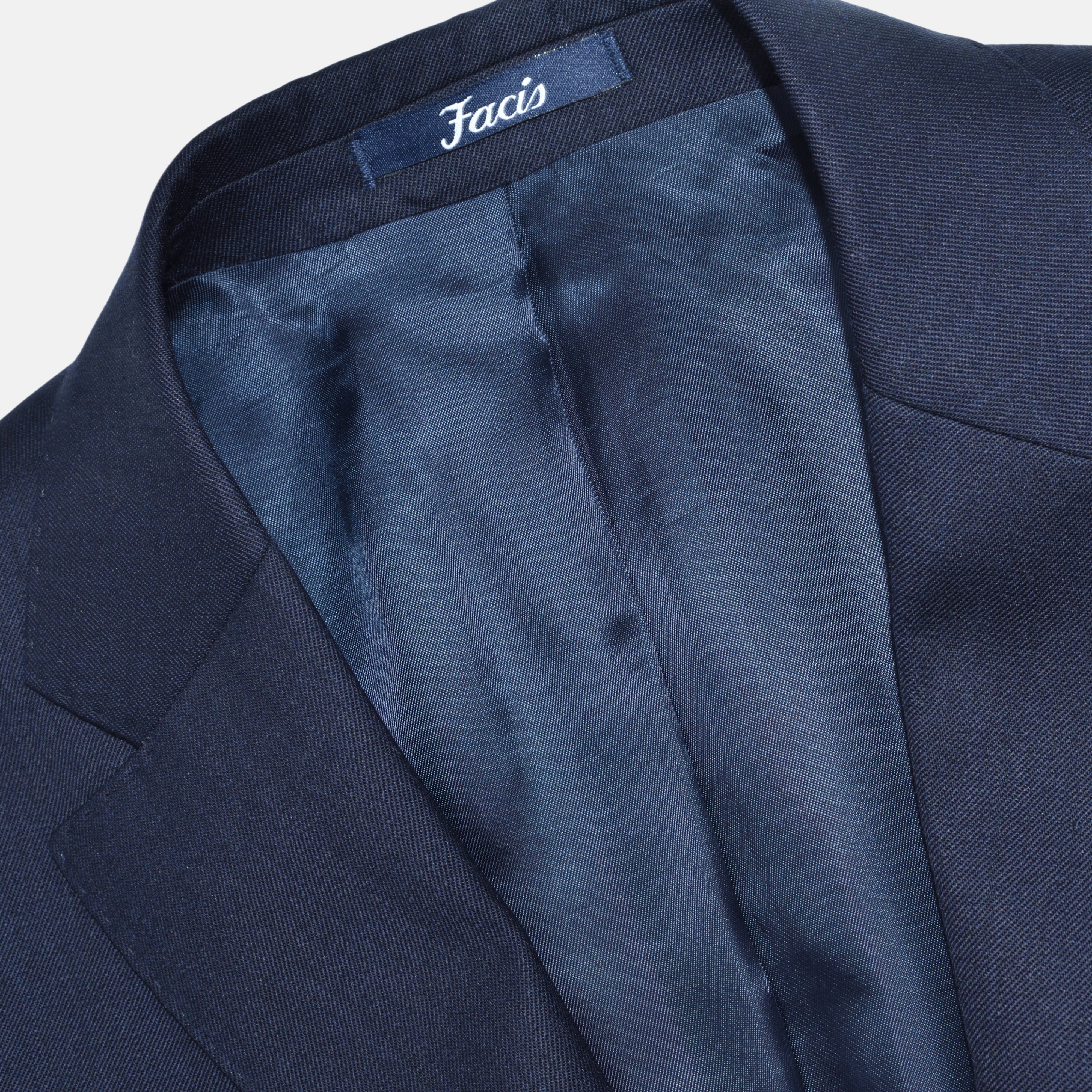 Navy Suit made of Virgin Wool (EU 52)