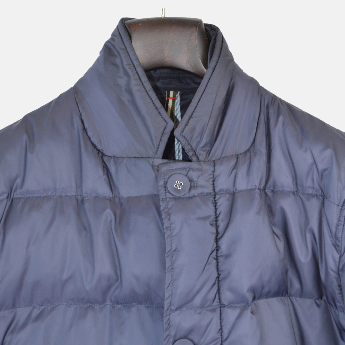 Blaue Daunenjacke aus Polyester (L)