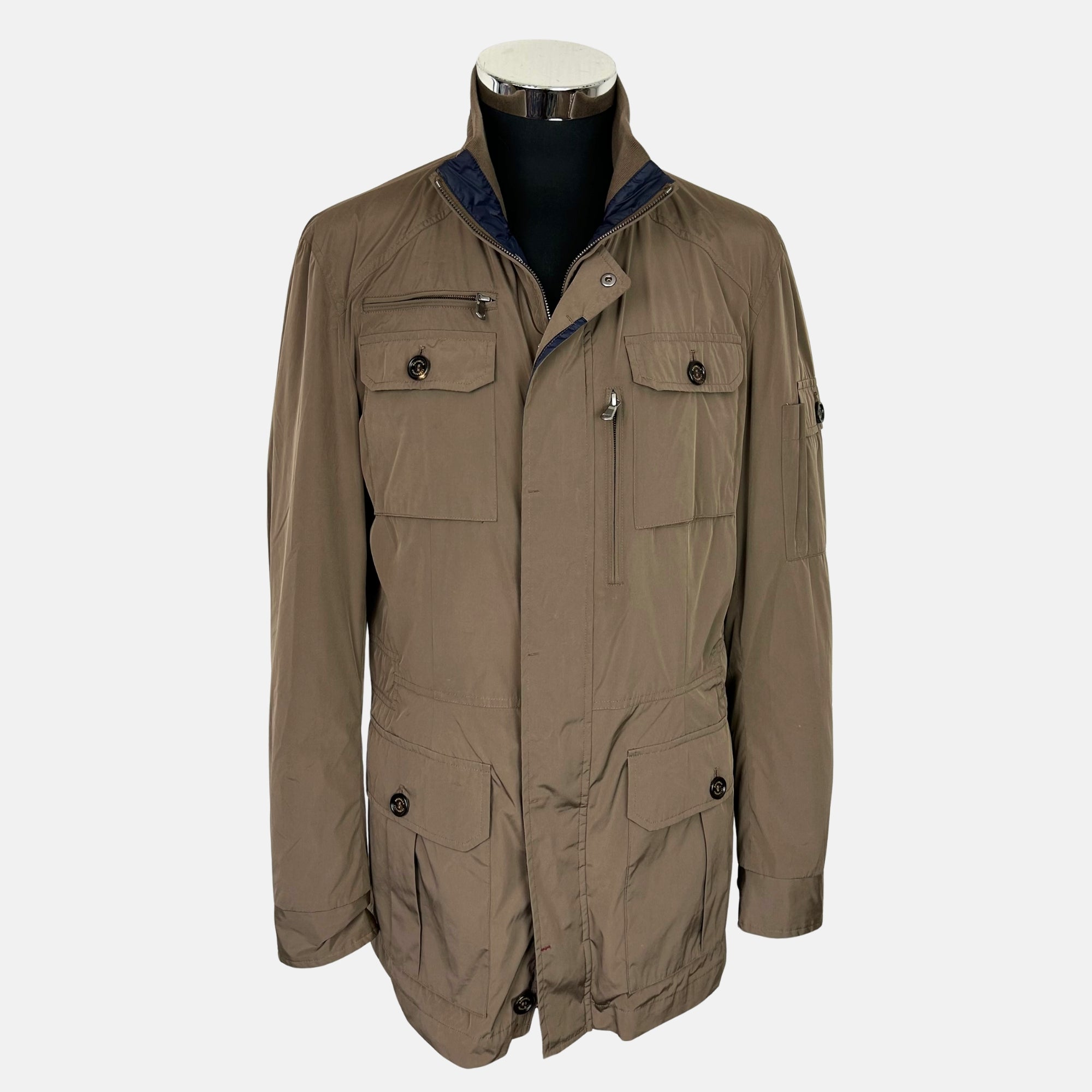 Taupe Jacket made of Polyester/Nylon (S/M)