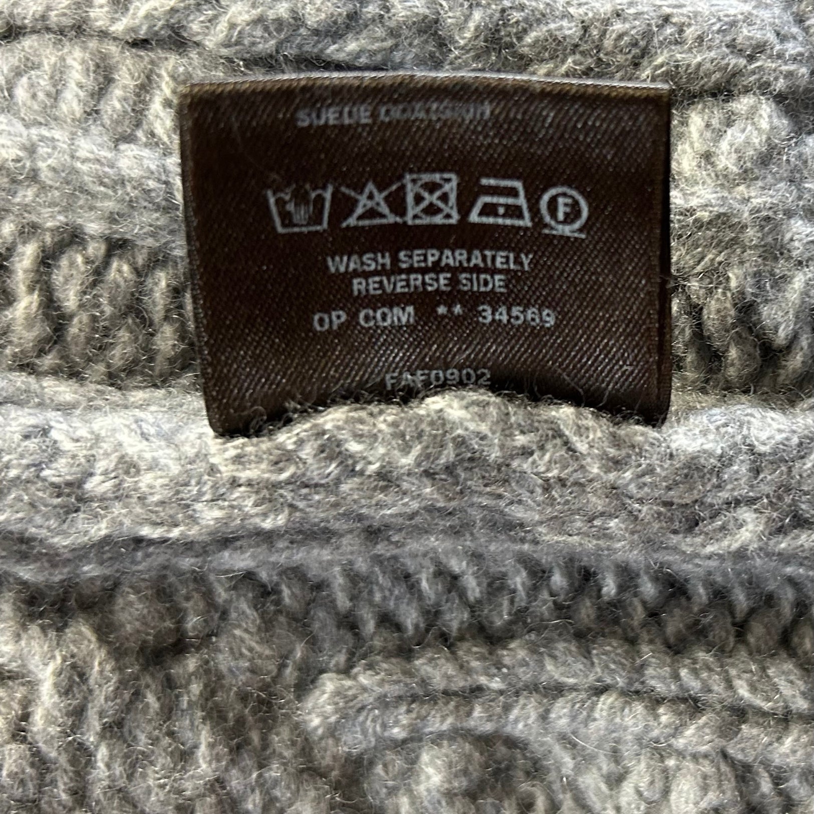 Grey Cardigan made of Baby Cashmere (EU 48)