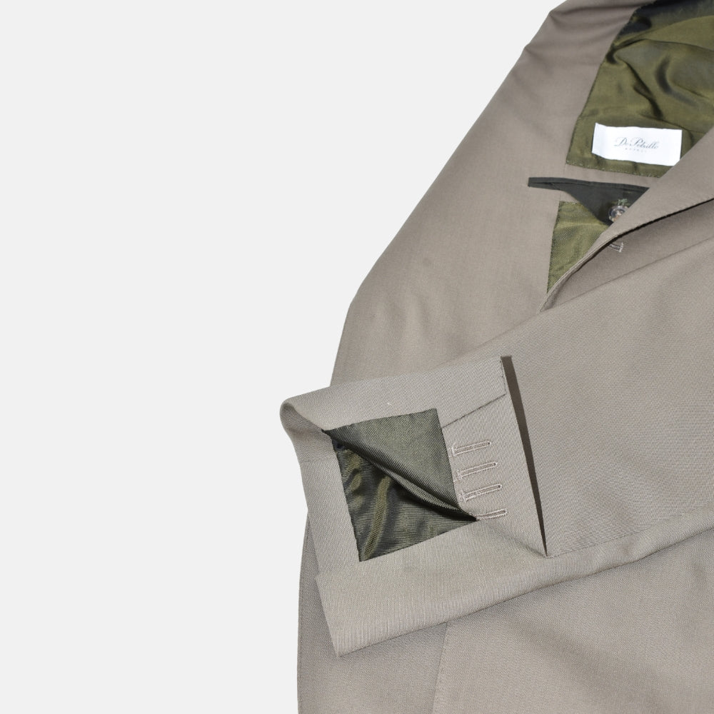 Light Olive Suit made of Virgin Wool (EU 54)