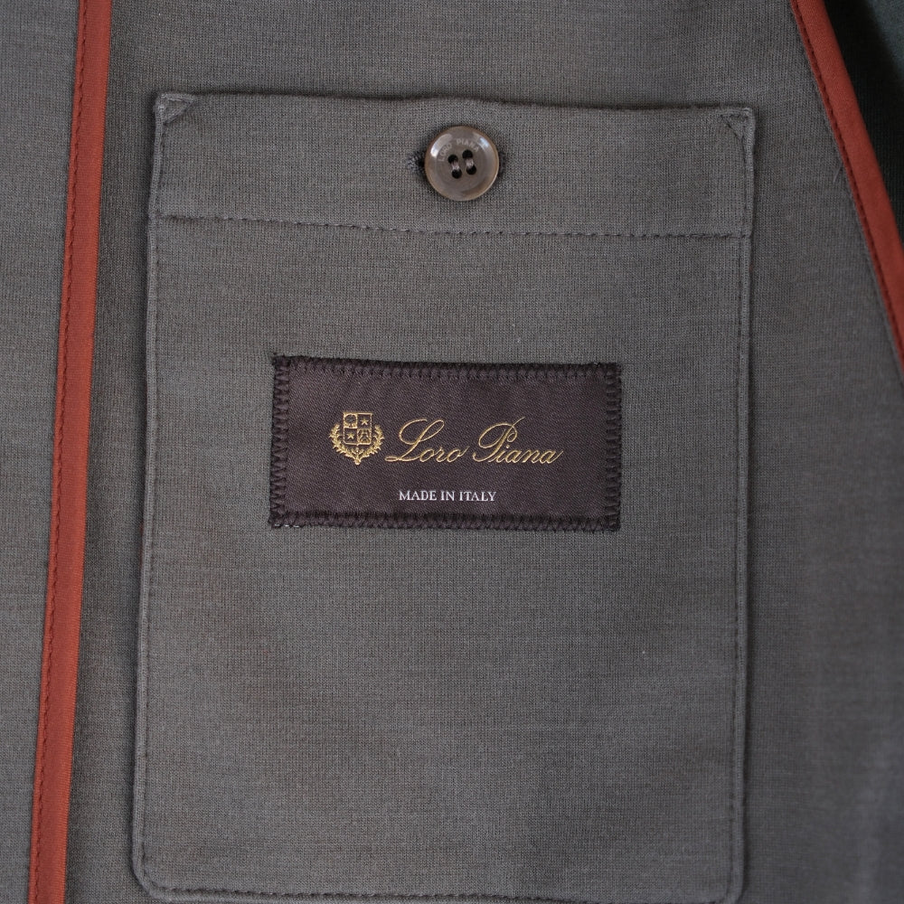Gray Shirt Jacket made of Virgin Wool (M)