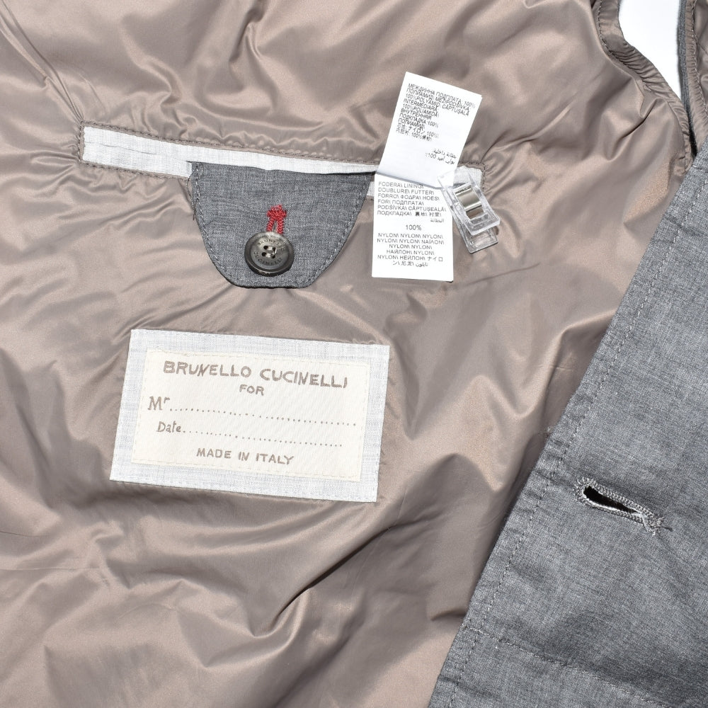 Grey Down Vest (M)