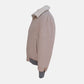 Sand Cashmere Jacket with Fur Collar (S)